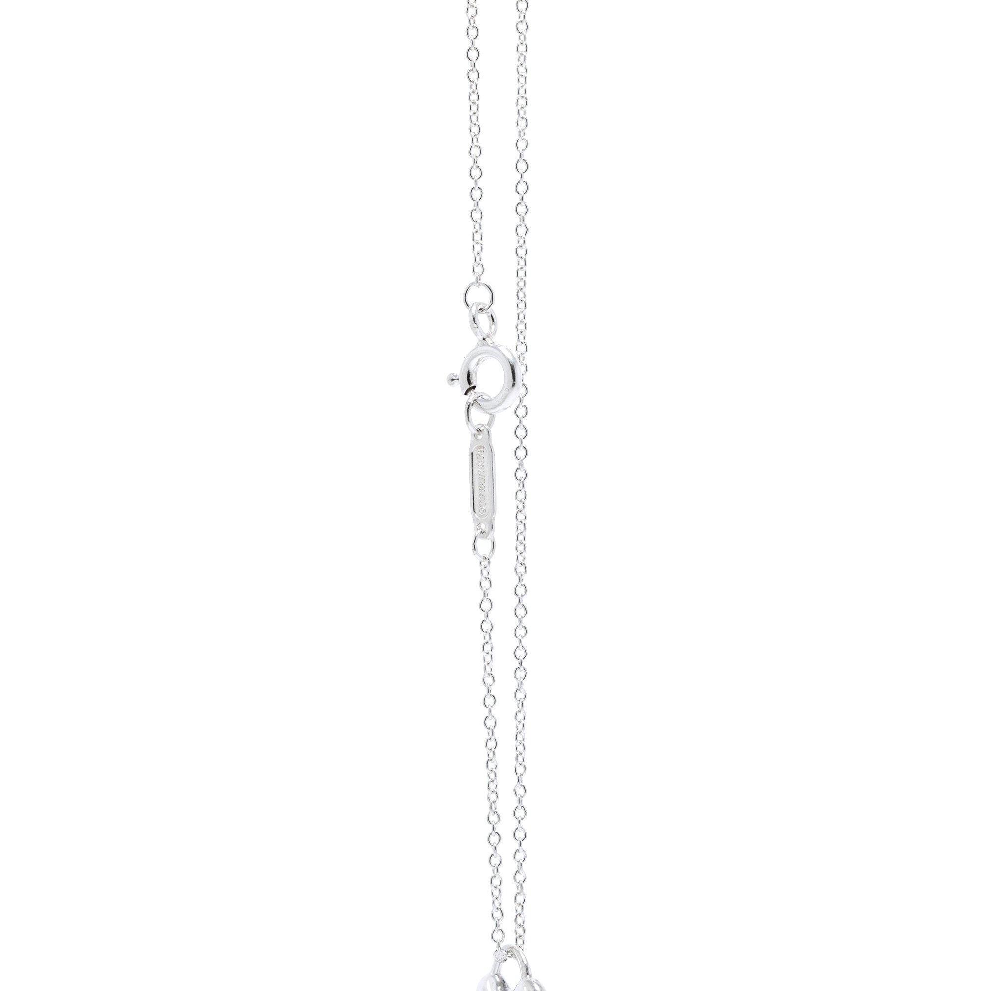 Tiffany & Co. Mini Heart Lock Pendant Necklace