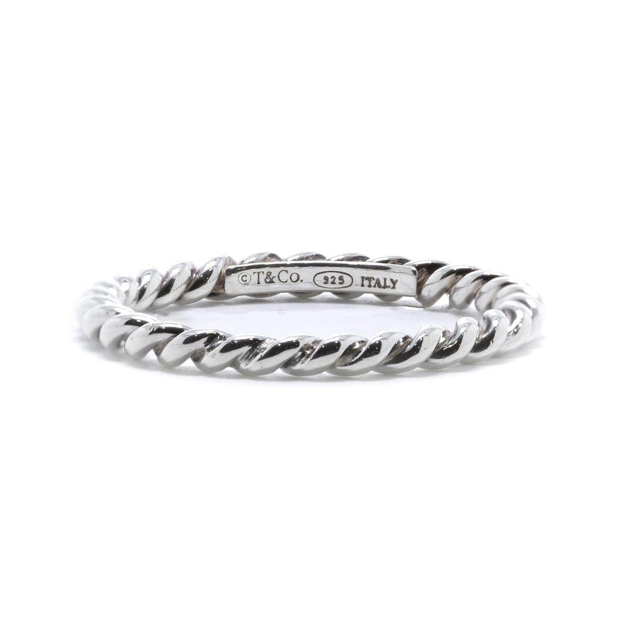 Tiffany & Co. Narrow Twist Ring