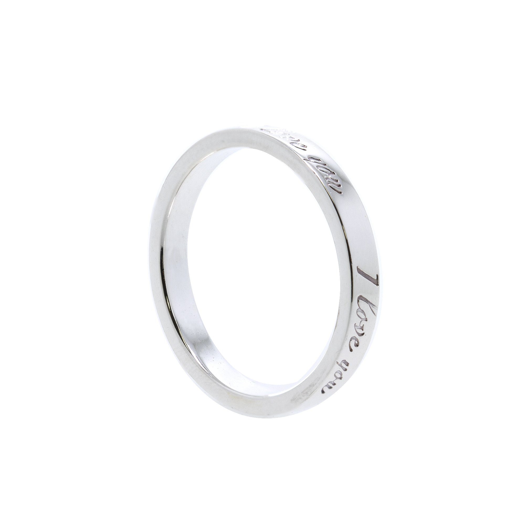 Tiffany & Co. Notes "I Love You" Ring