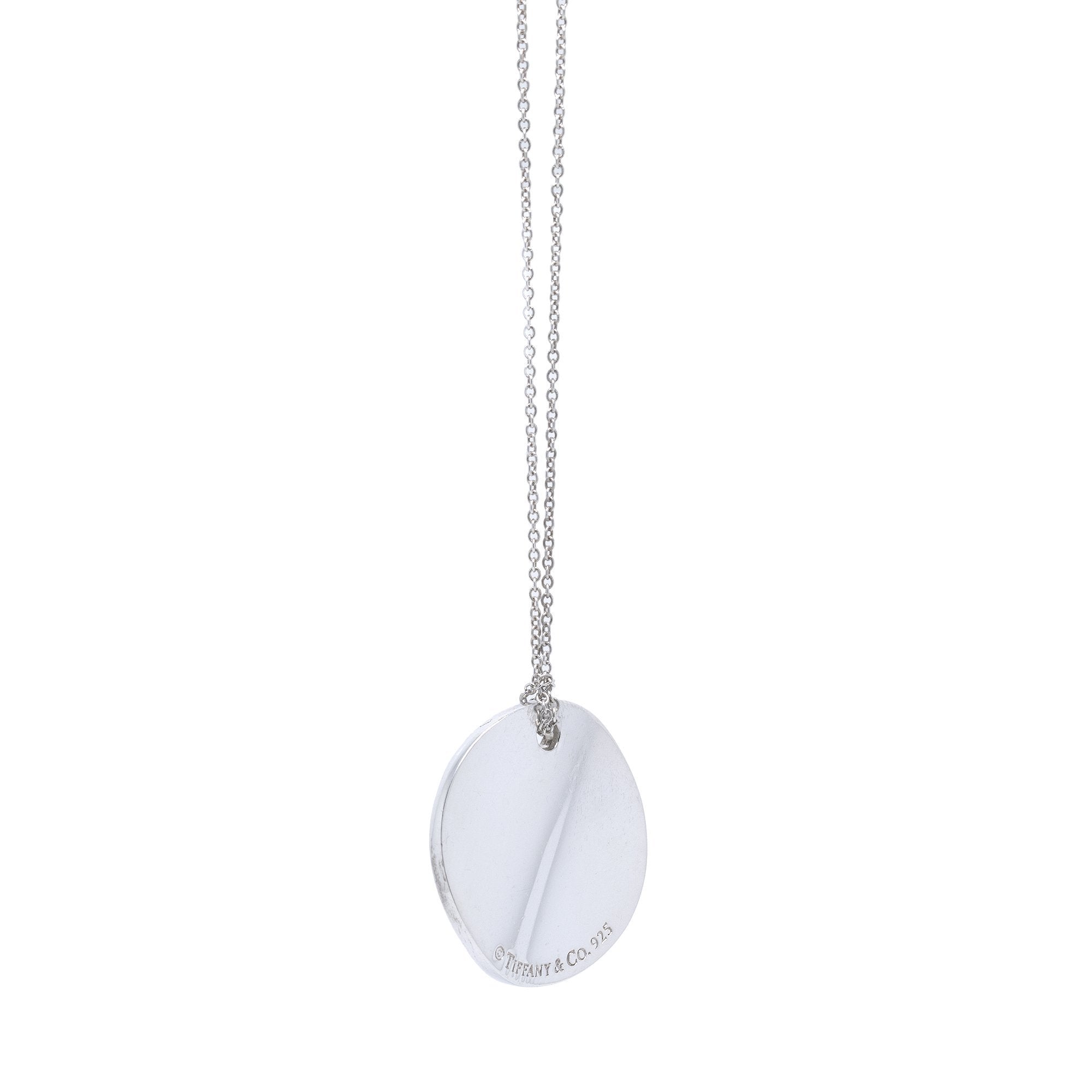 Tiffany & Co. Notes Round Pendant Necklace