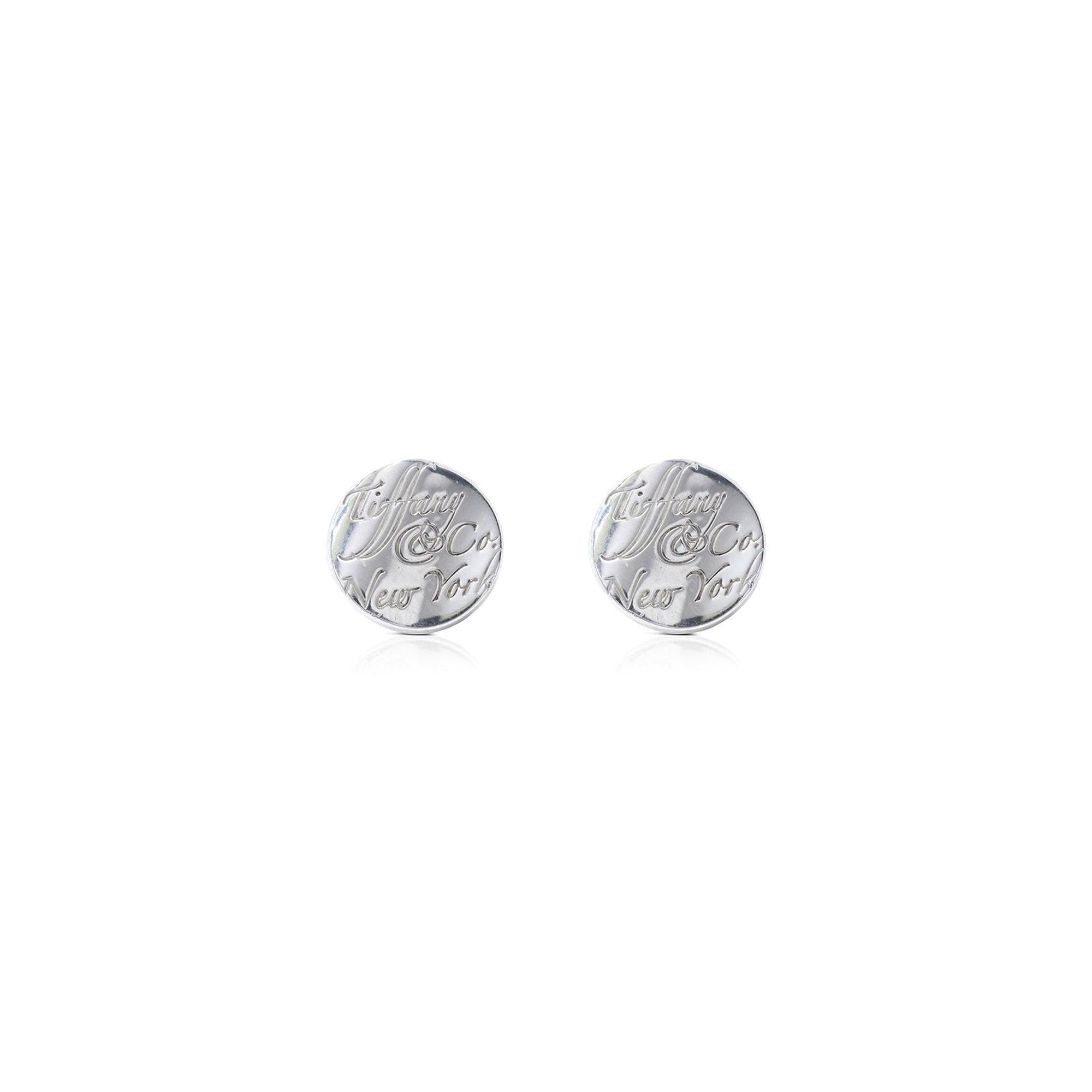 Tiffany & Co. Notes Round Stud Earrings