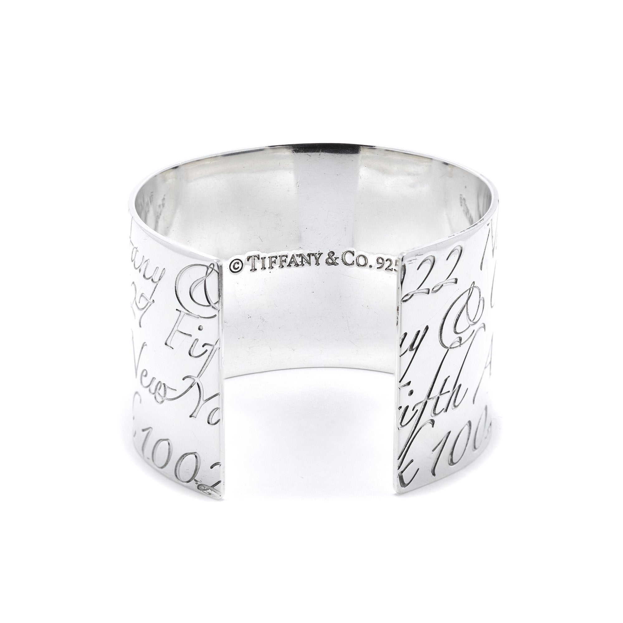 Tiffany & Co. Notes Wide Cuff Bracelet