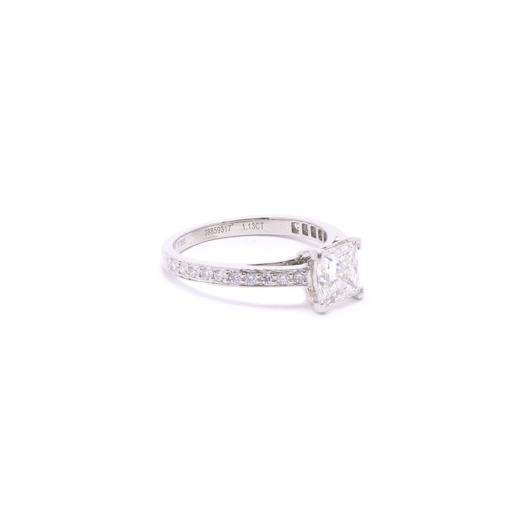 Tiffany & Co. Novo Princess Cut Diamond Engagement Ring