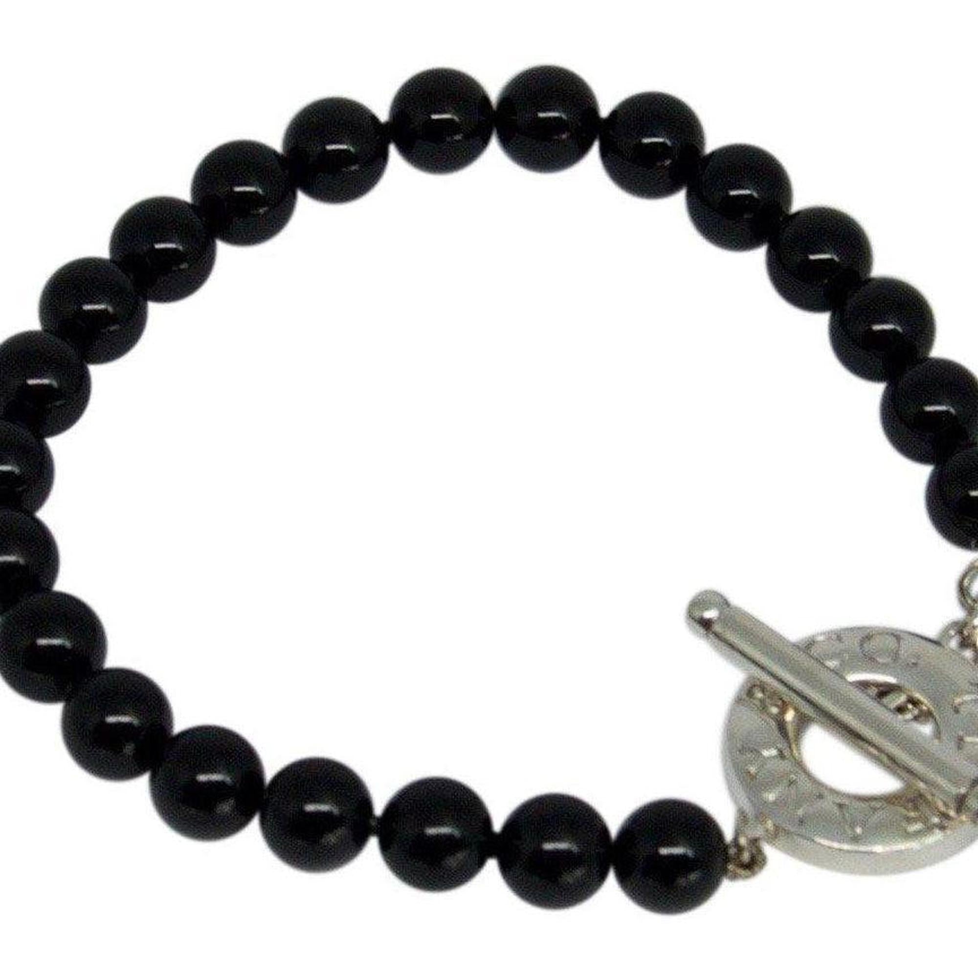 Tiffany & Co. Onyx Bead Toggle Bracelet