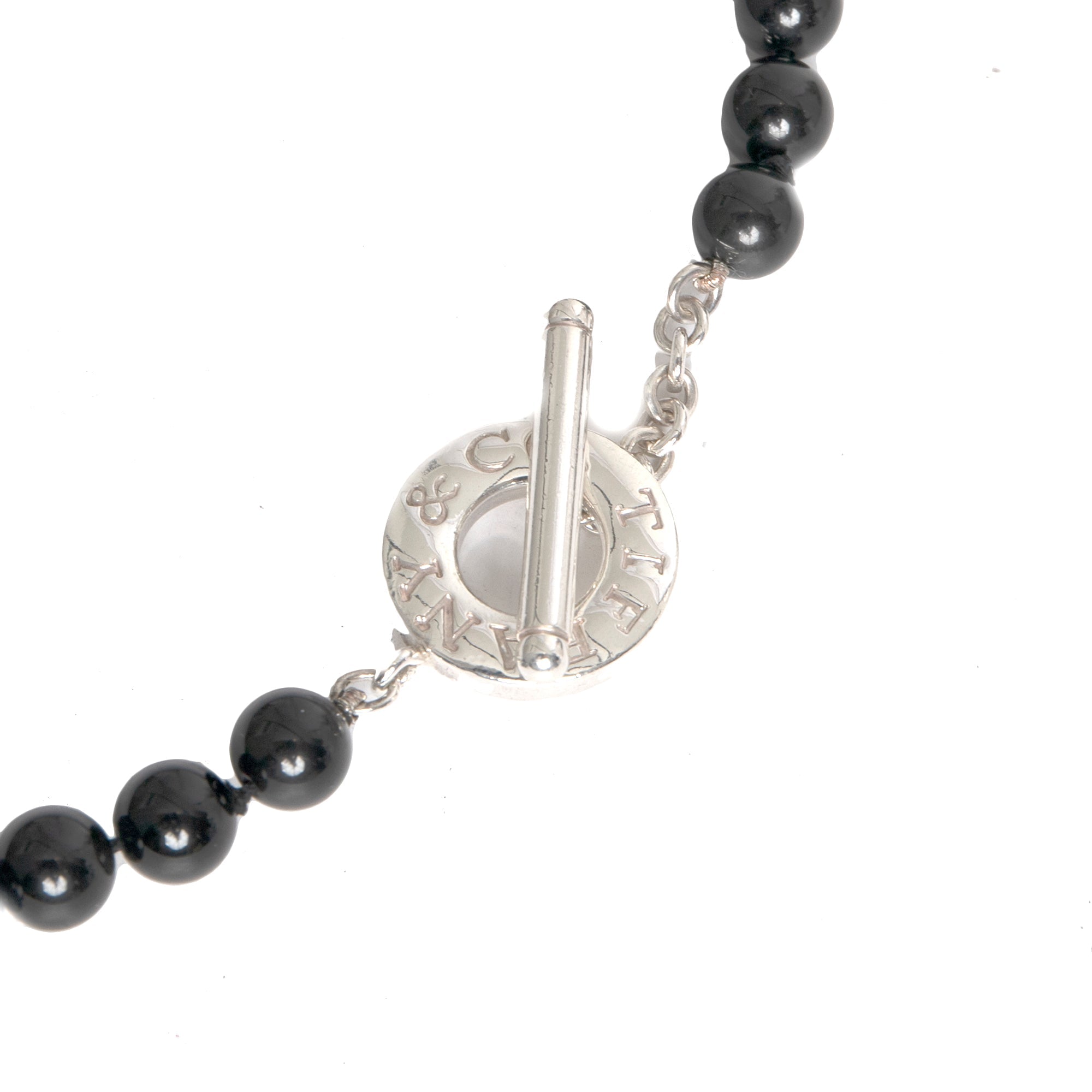 Tiffany & Co. Onyx Bead Toggle Necklace – OLIVER'S