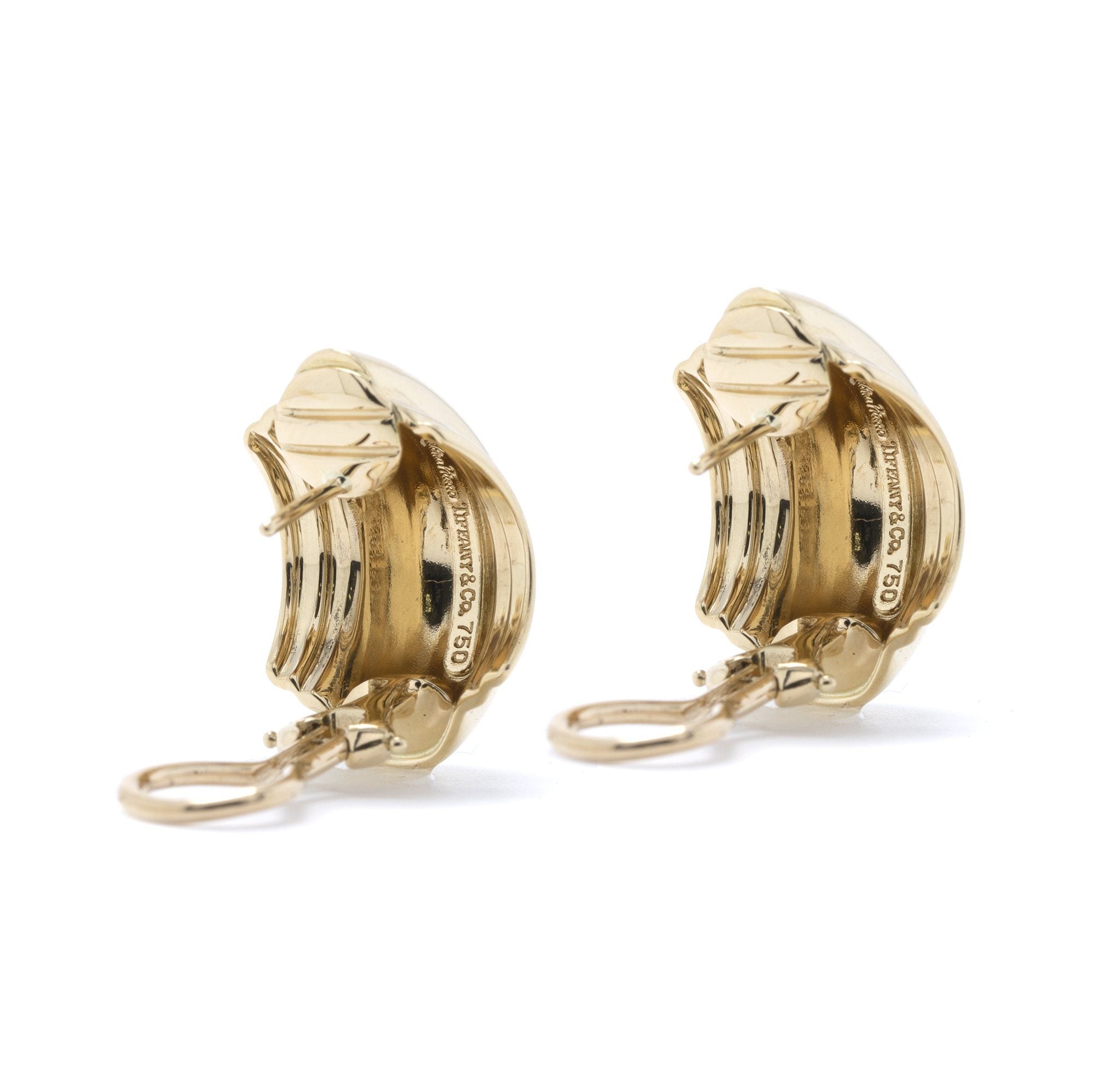 Tiffany & Co. Paloma Picasso 18k Gold Domed Earrings