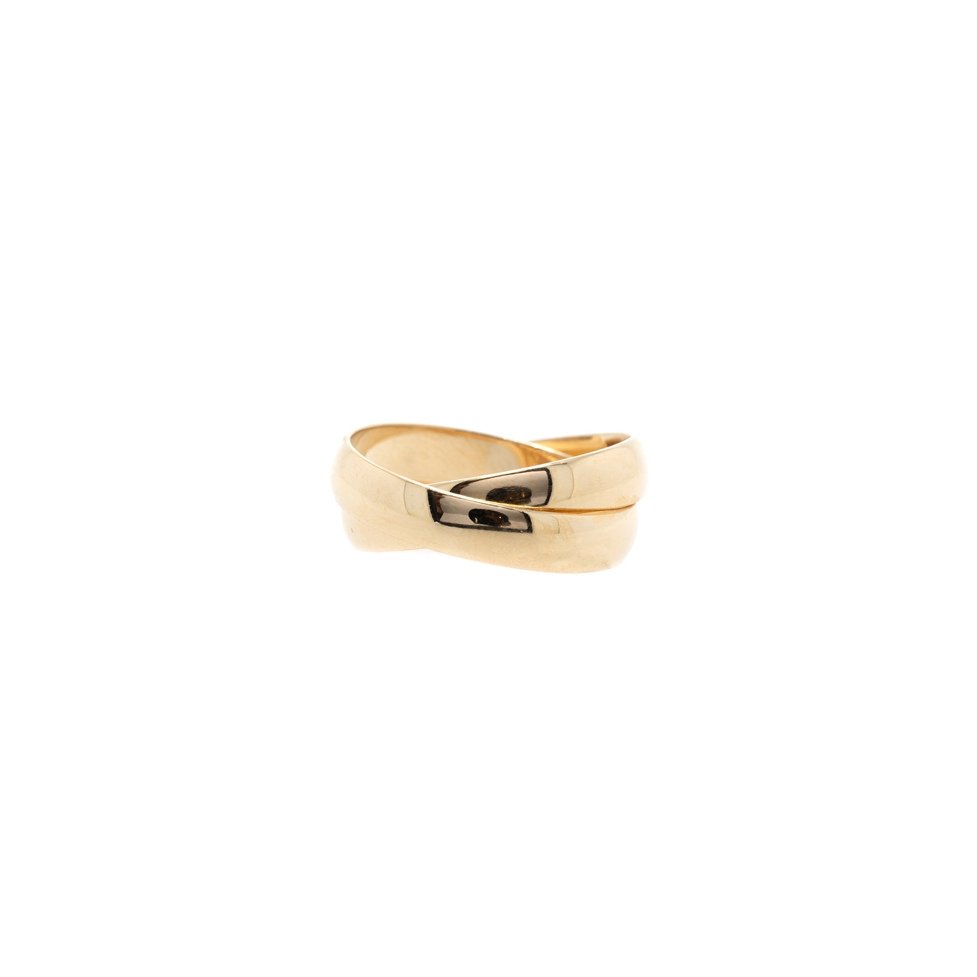 Tiffany & Co. Paloma Picasso 18k Yellow Gold Melody Two-Band Rolling Ring