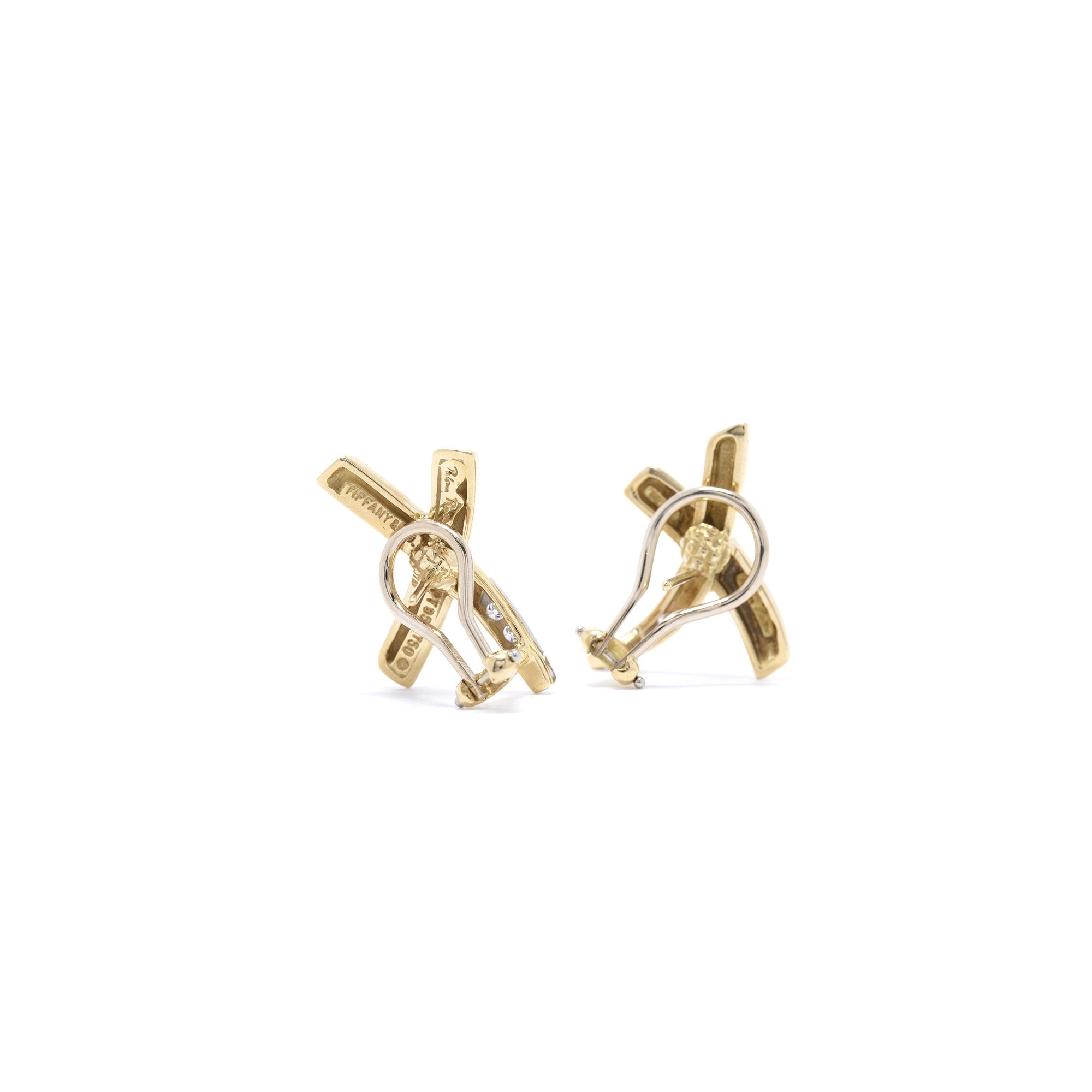 Tiffany & Co. Paloma Picasso Diamond X Earrings