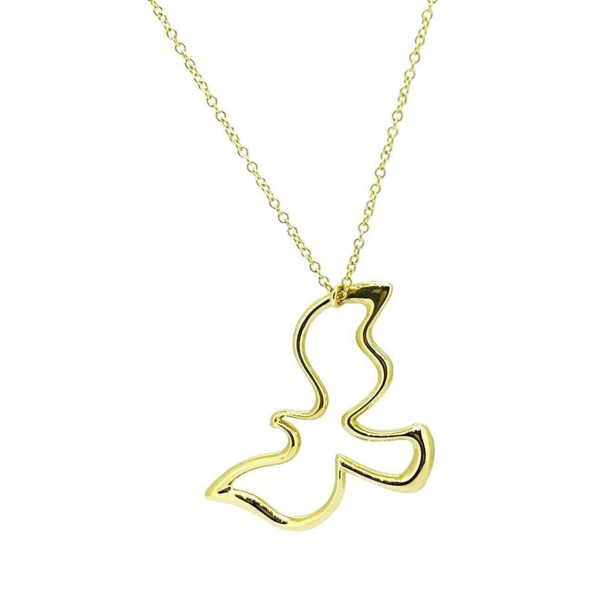 Tiffany & Co. Paloma Picasso Dove Pendant Necklace