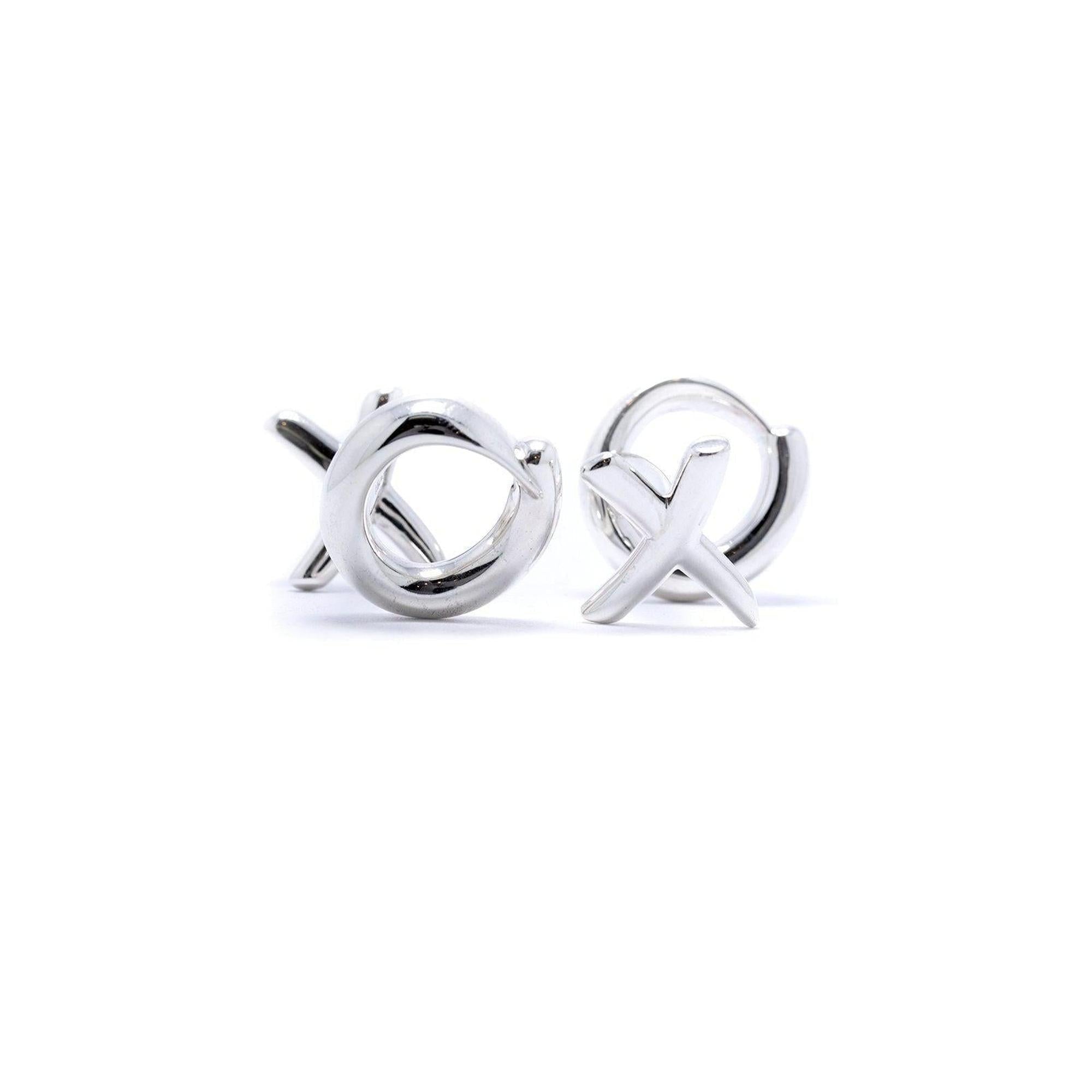 Tiffany & Co. Paloma Picasso Love & Kisses Cuff Links