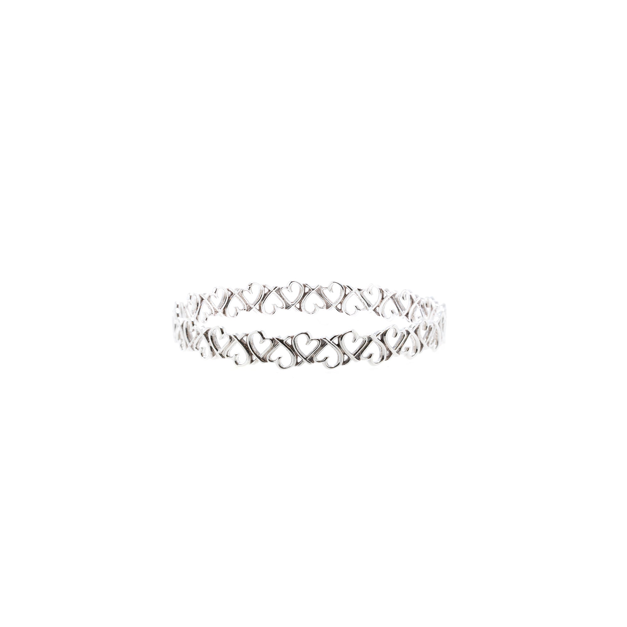Tiffany & Co. Paloma Picasso Loving Heart Bangle Bracelet