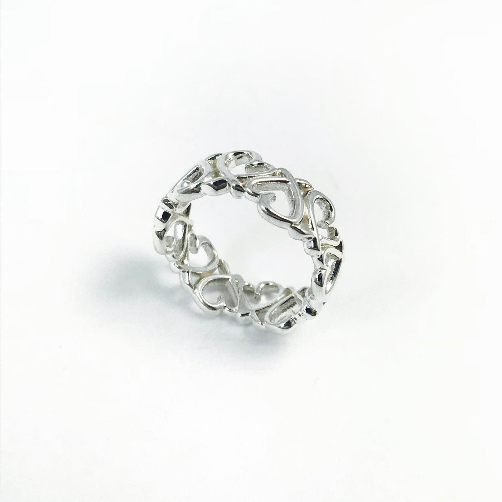 Tiffany & Co. Paloma Picasso Loving Hearts Ring in Sterling Silver