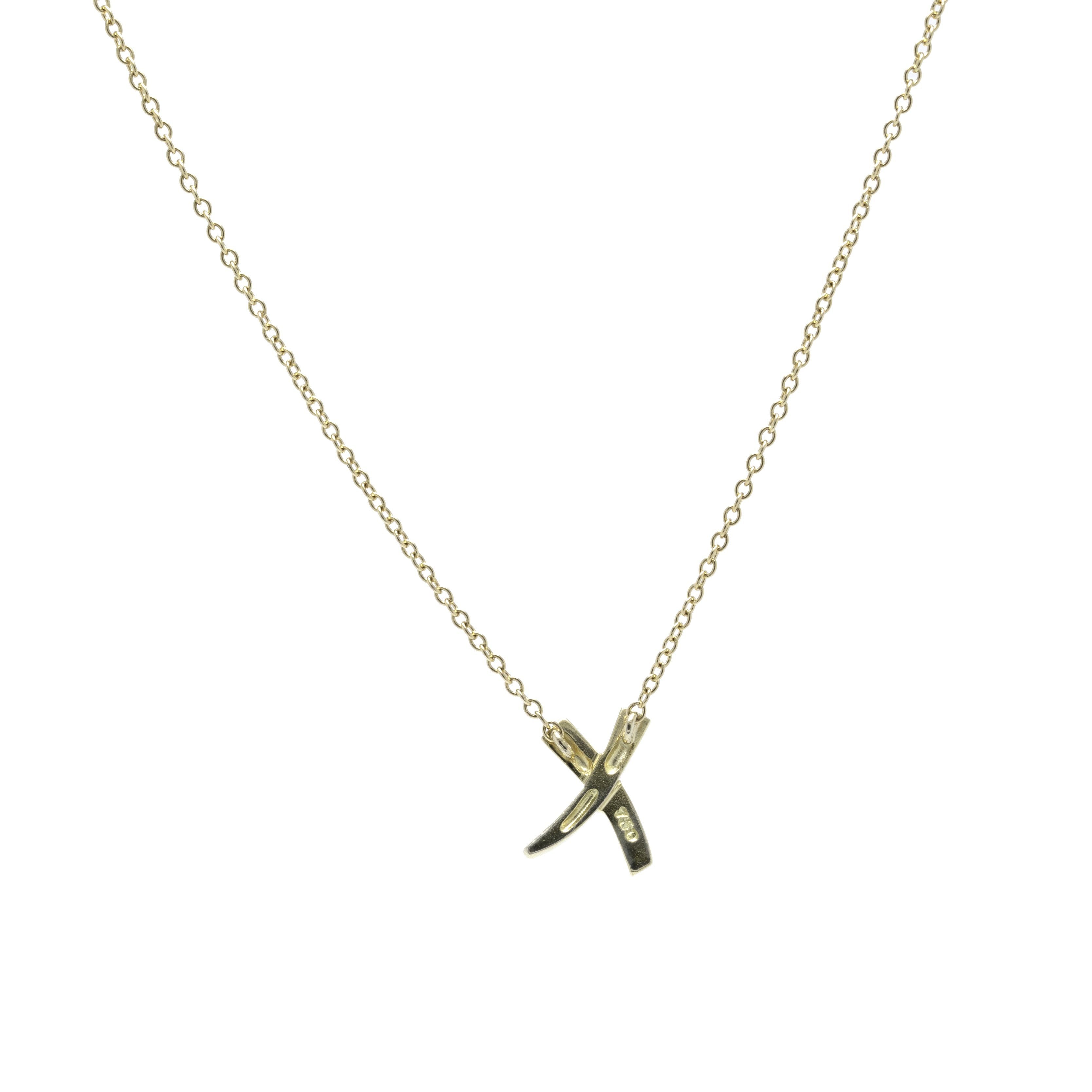 Tiffany & Co. Paloma Picasso Mini X Pendant Necklace