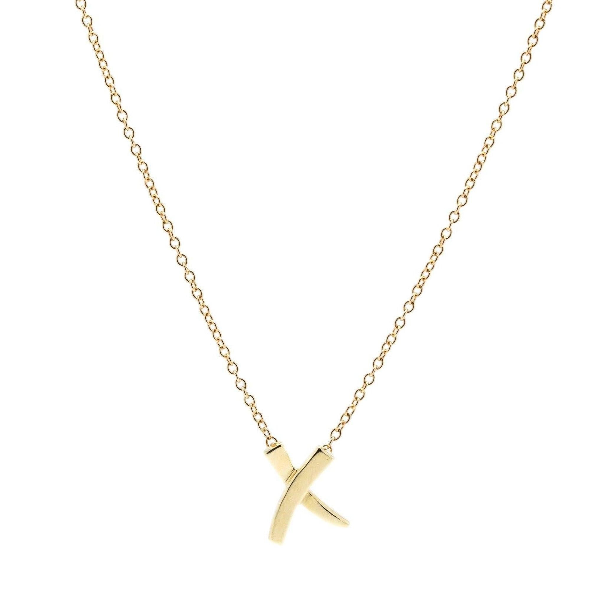 Tiffany & Co. Paloma Picasso Mini X Pendant Necklace