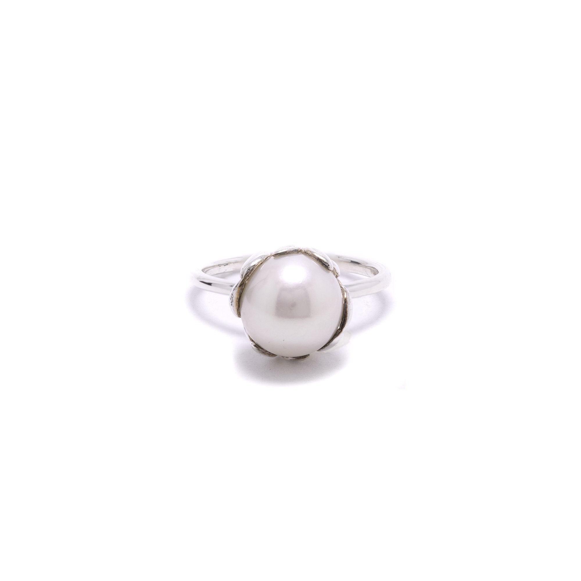 Tiffany & Co. Paloma Picasso Olive Leaf Pearl Ring