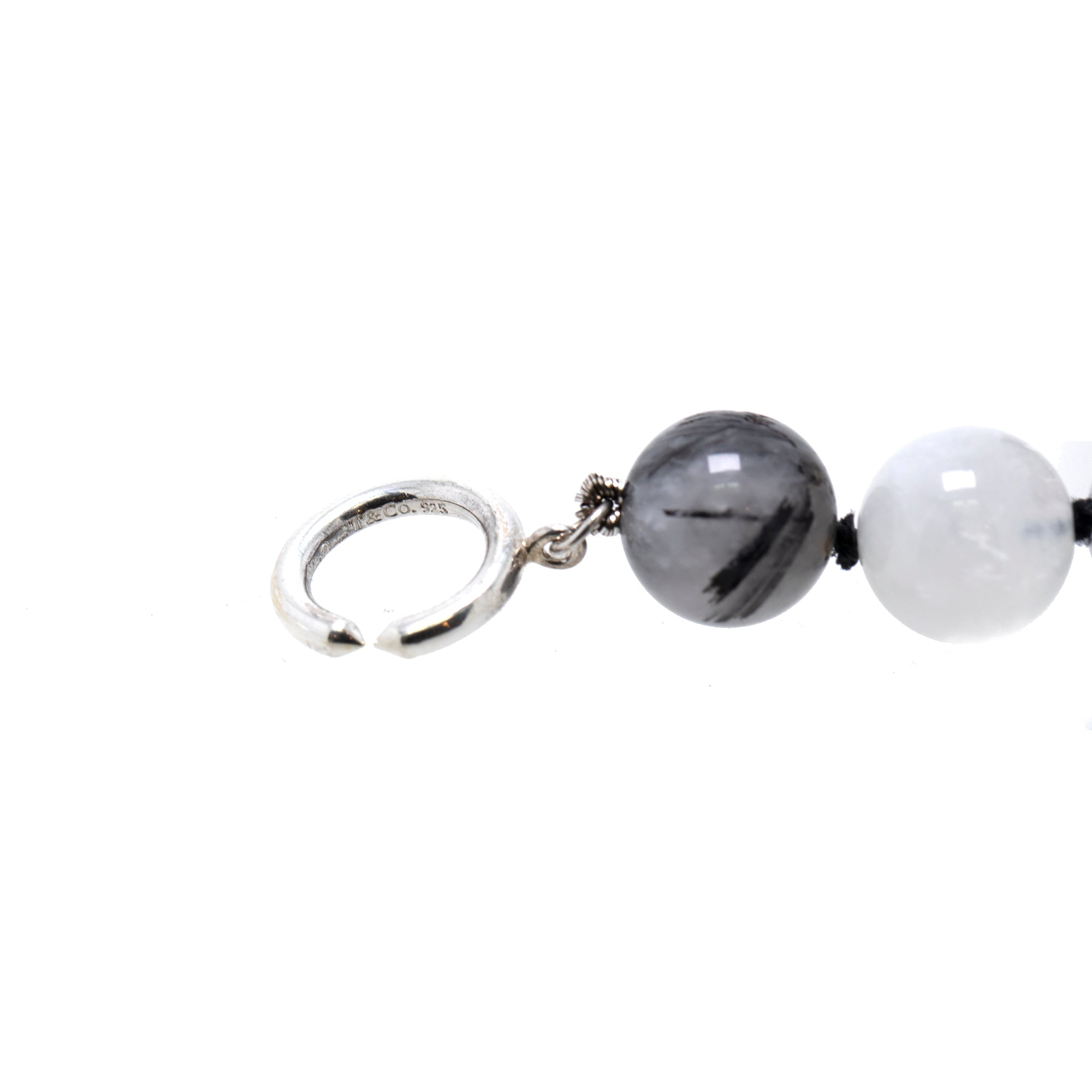 Tiffany & Co. Paloma Picasso Onyx, Moonstone & Quartz Bead Bracelet