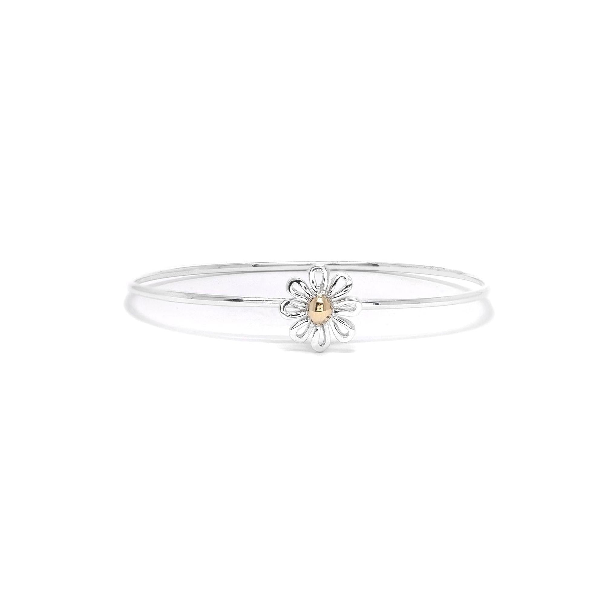 Tiffany & Co. Paloma Picasso Two-Tone Daisy Hook Bangle