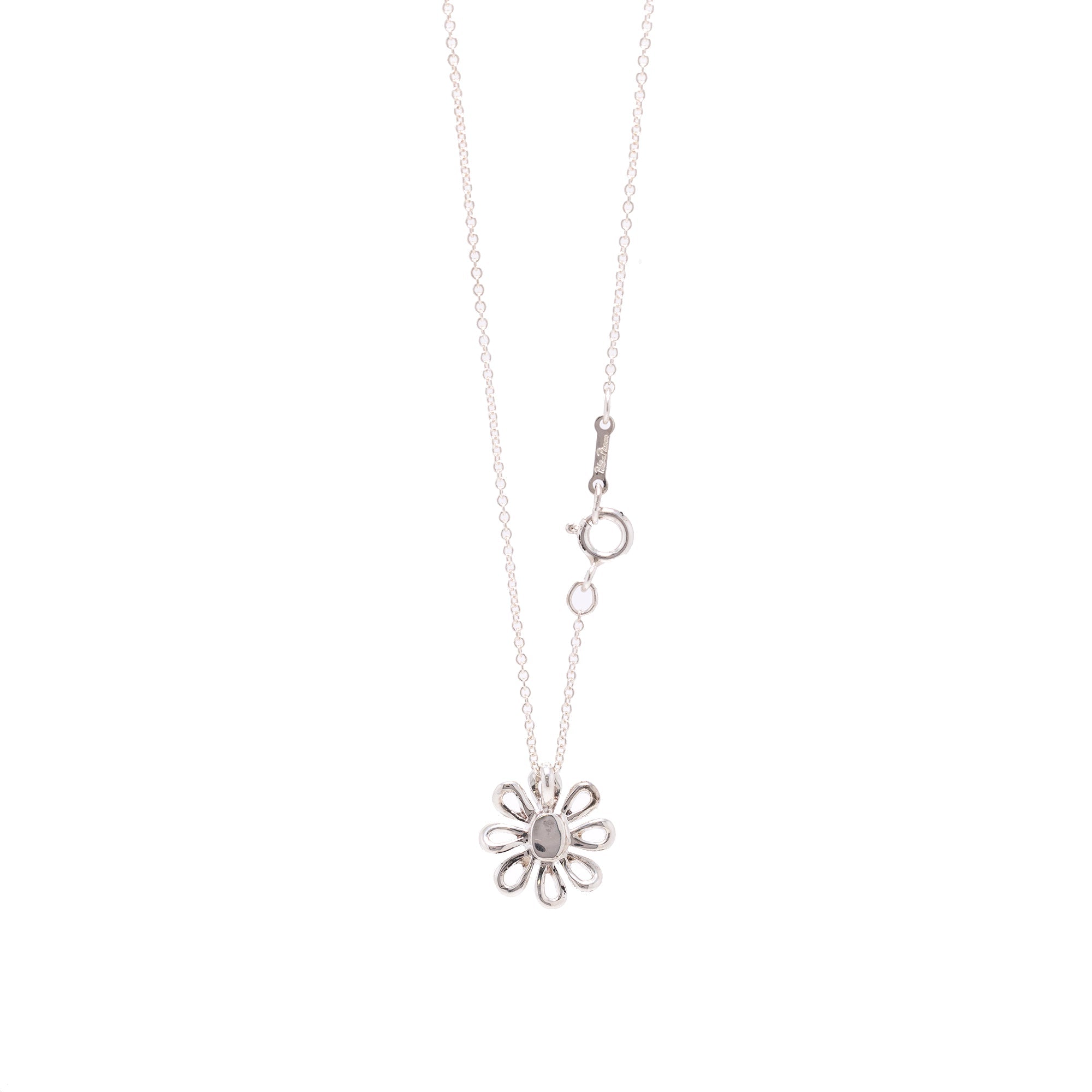 Tiffany & Co. Paloma Picasso Two-Tone Daisy Pendant Necklace
