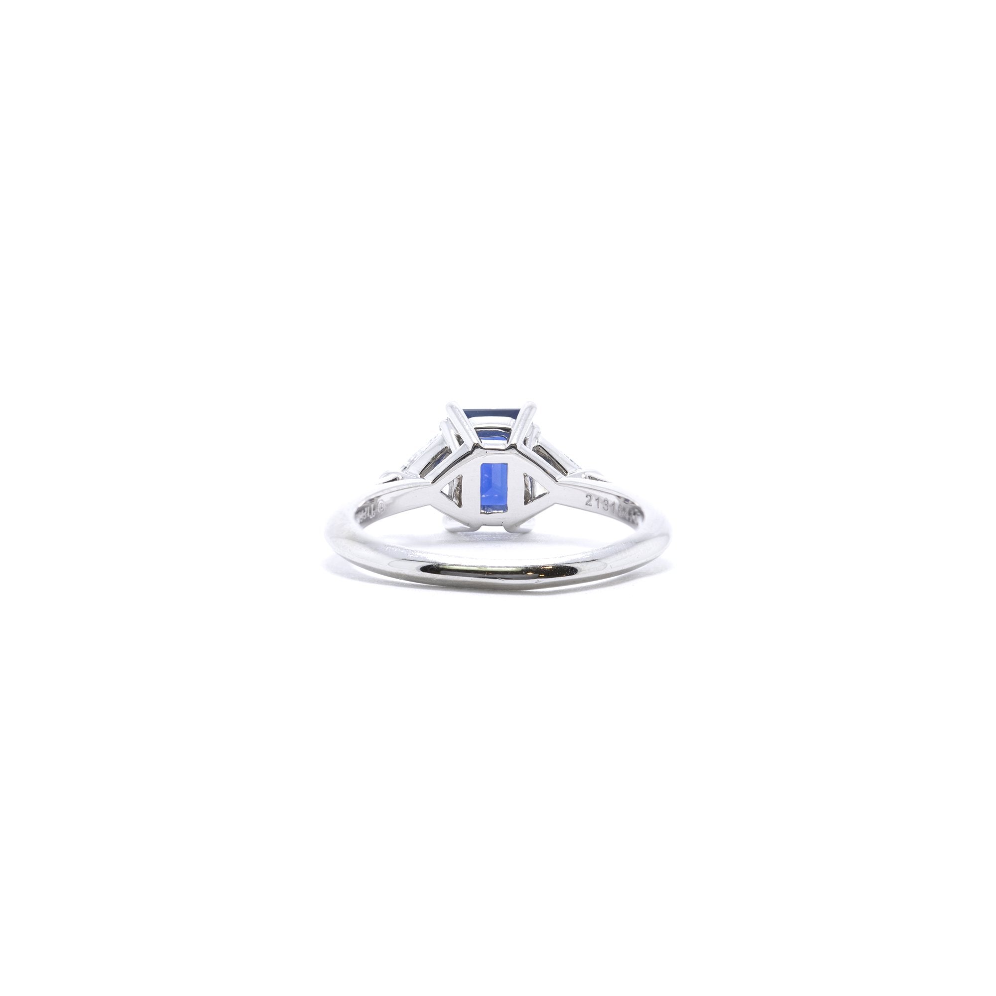 Tiffany & Co. Platinum 1.32 ct. Sapphire & Diamond Cocktail Ring