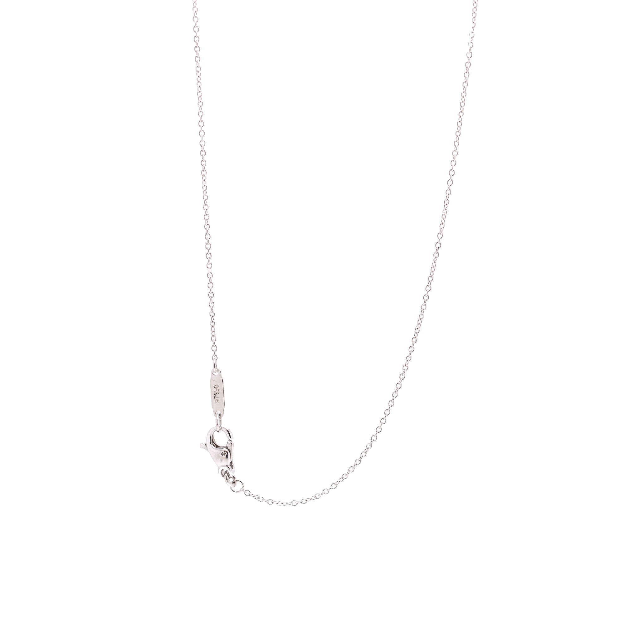 Tiffany & Co. Platinum Diamond Circlet Triple Drop Pendant Necklace