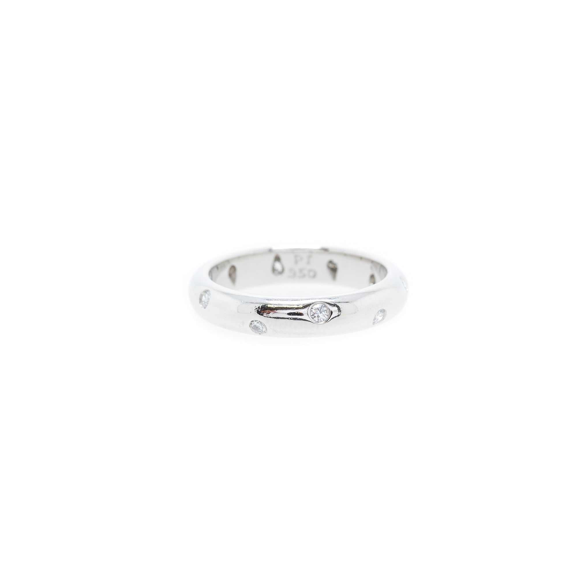 Tiffany & Co. Platinum & Diamond Etoile Band Ring
