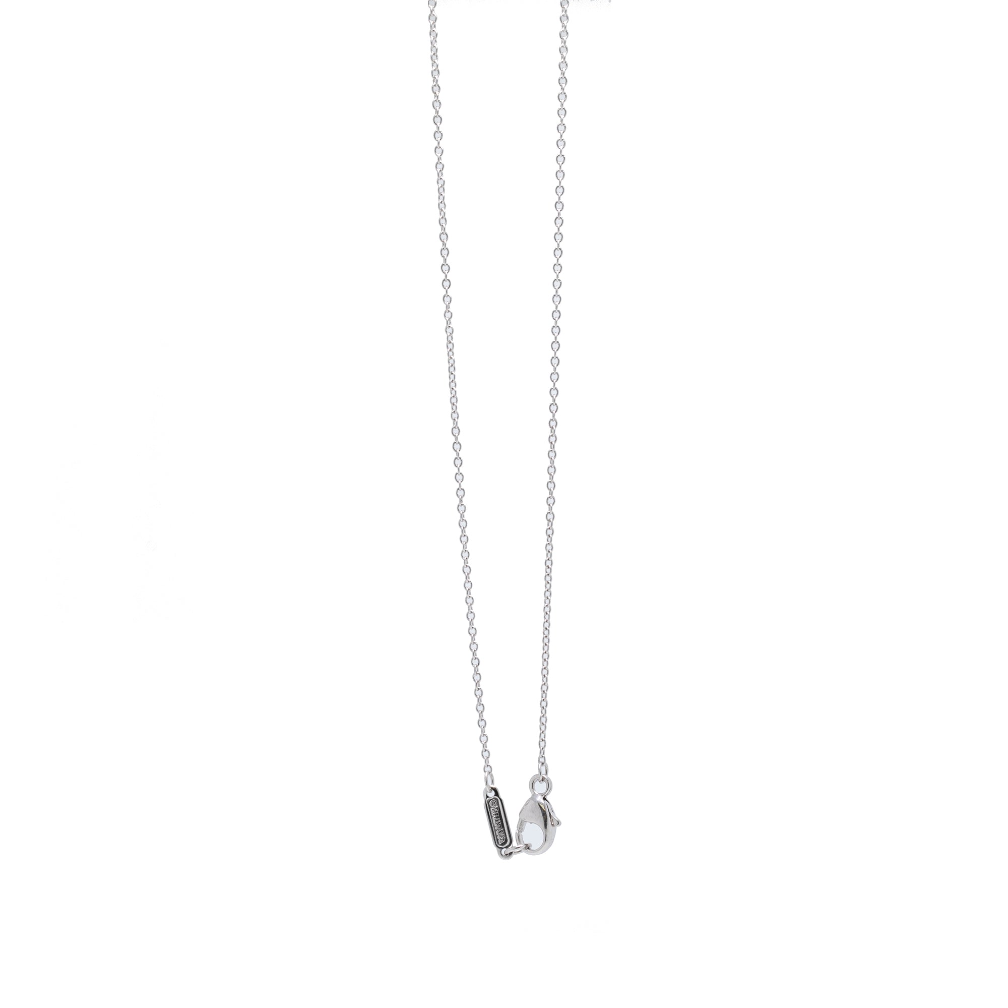 Tiffany & Co. Platinum Diamond Star Lavalier Necklace