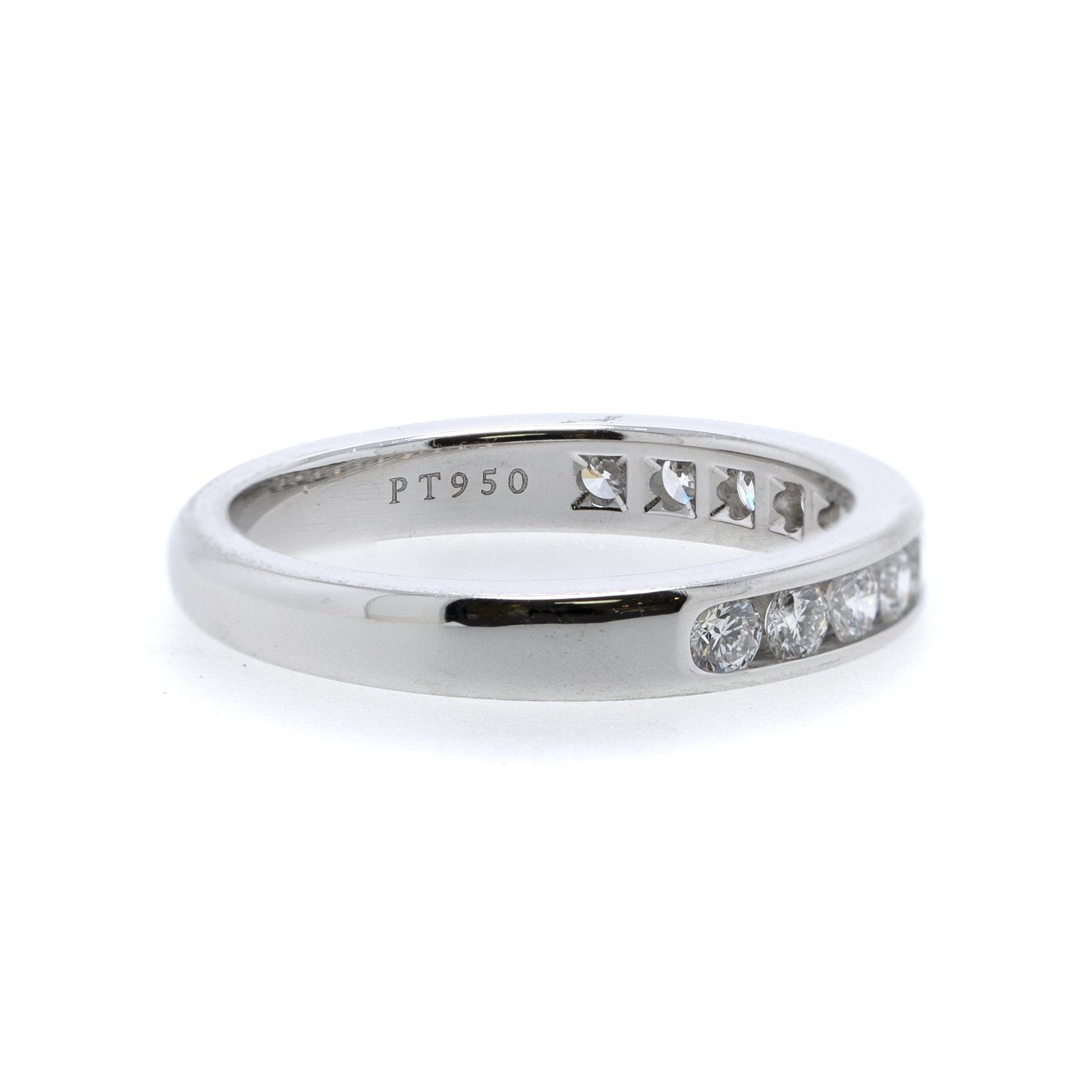 Tiffany & Co. Platinum & Diamond Wedding Band Ring
