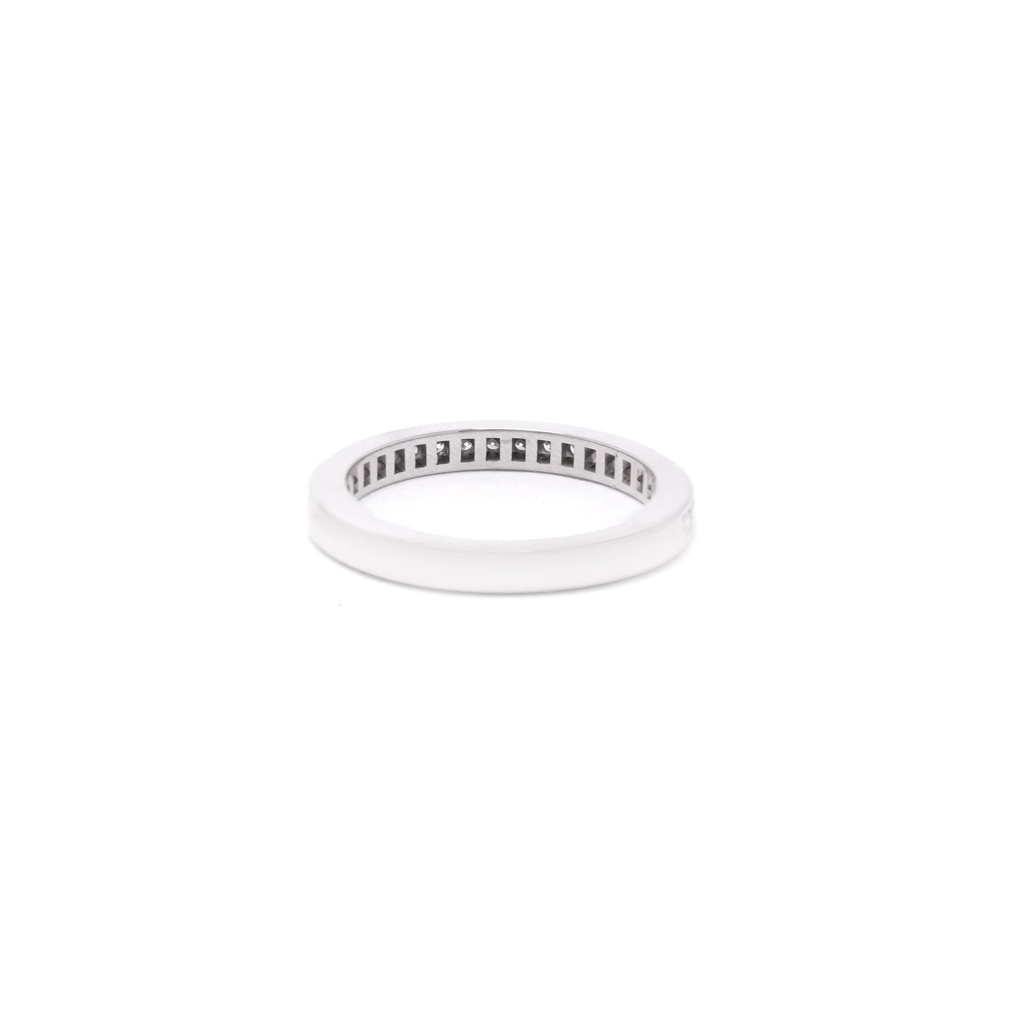 Tiffany & Co. Platinum & Diamond Wedding Band Ring