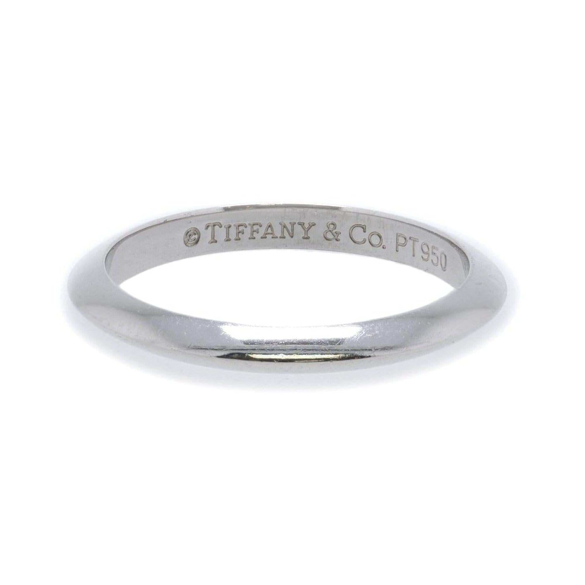 Tiffany & Co. Platinum Wedding Band Ring