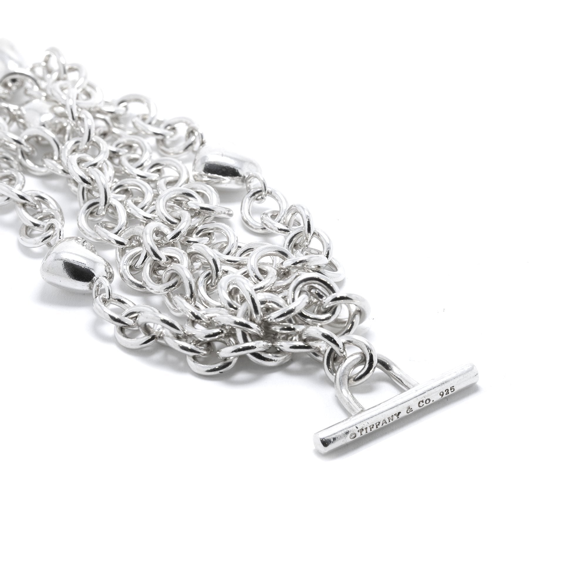 Tiffany & Co. Puffed Heart Multistrand Bracelet