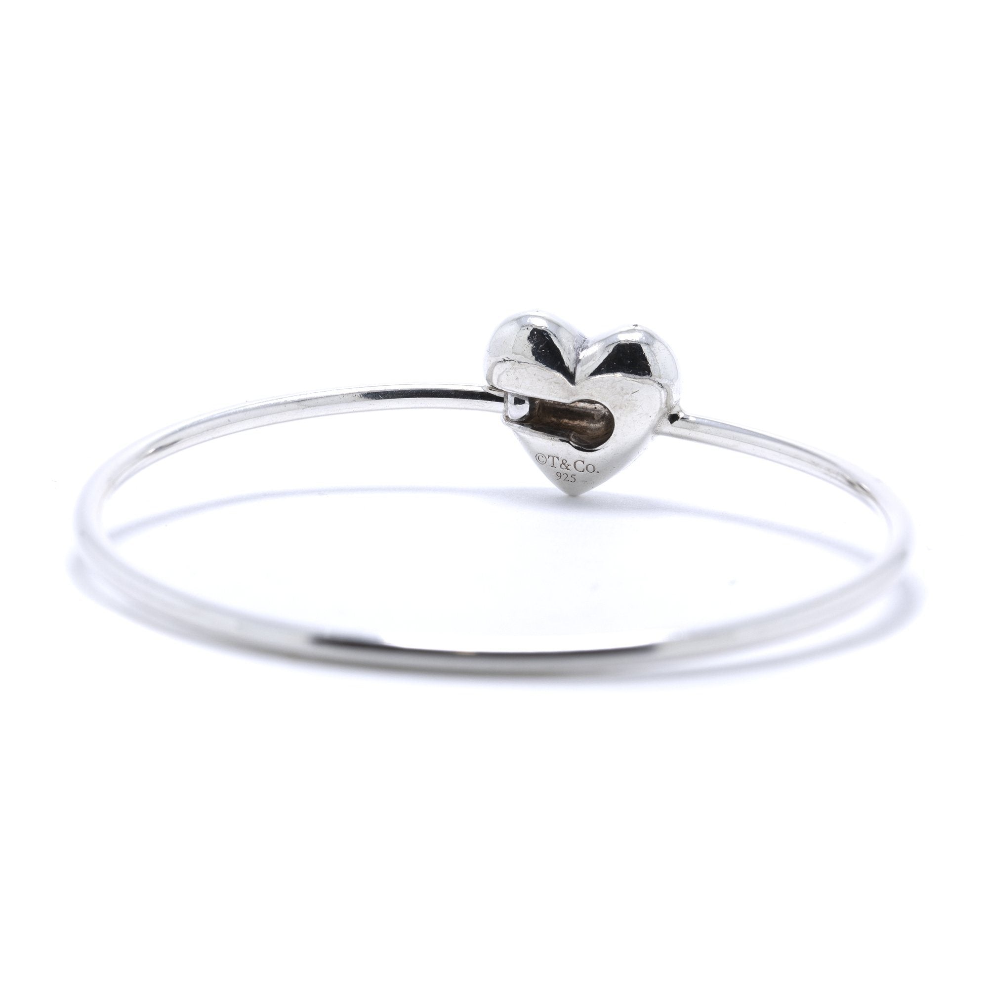 Tiffany & Co. Puffy Heart Bangle Bracelet
