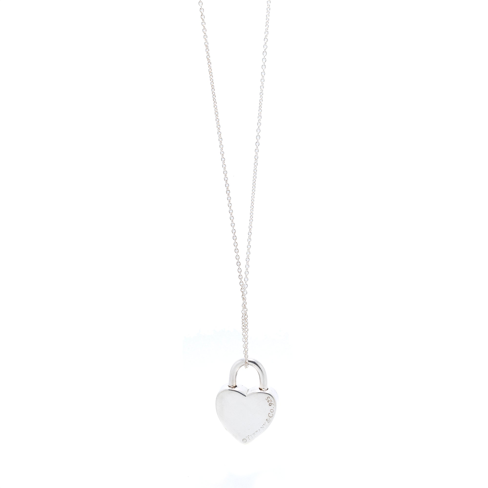 Tiffany & Co. Return To Tiffany Heart Lock Pendant Necklace