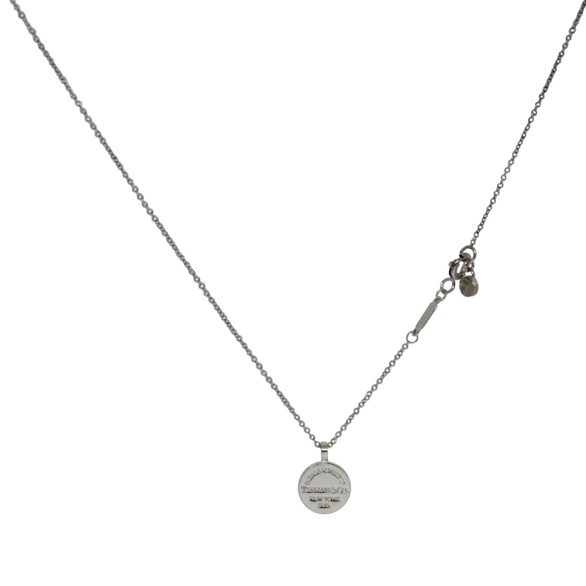Tiffany & Co. Return to Tiffany Circle Pendant Necklace