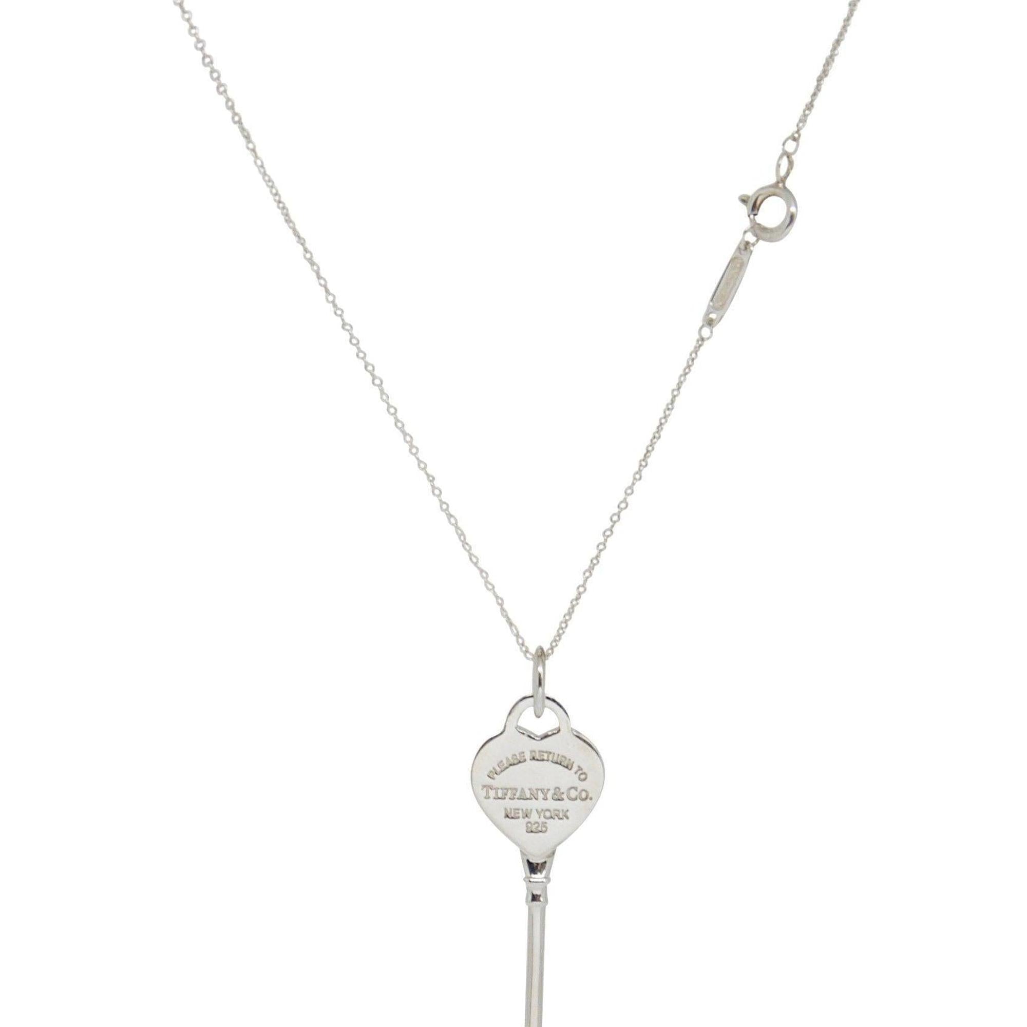Tiffany & Co. Return to Tiffany Heart Key Pendant Necklace
