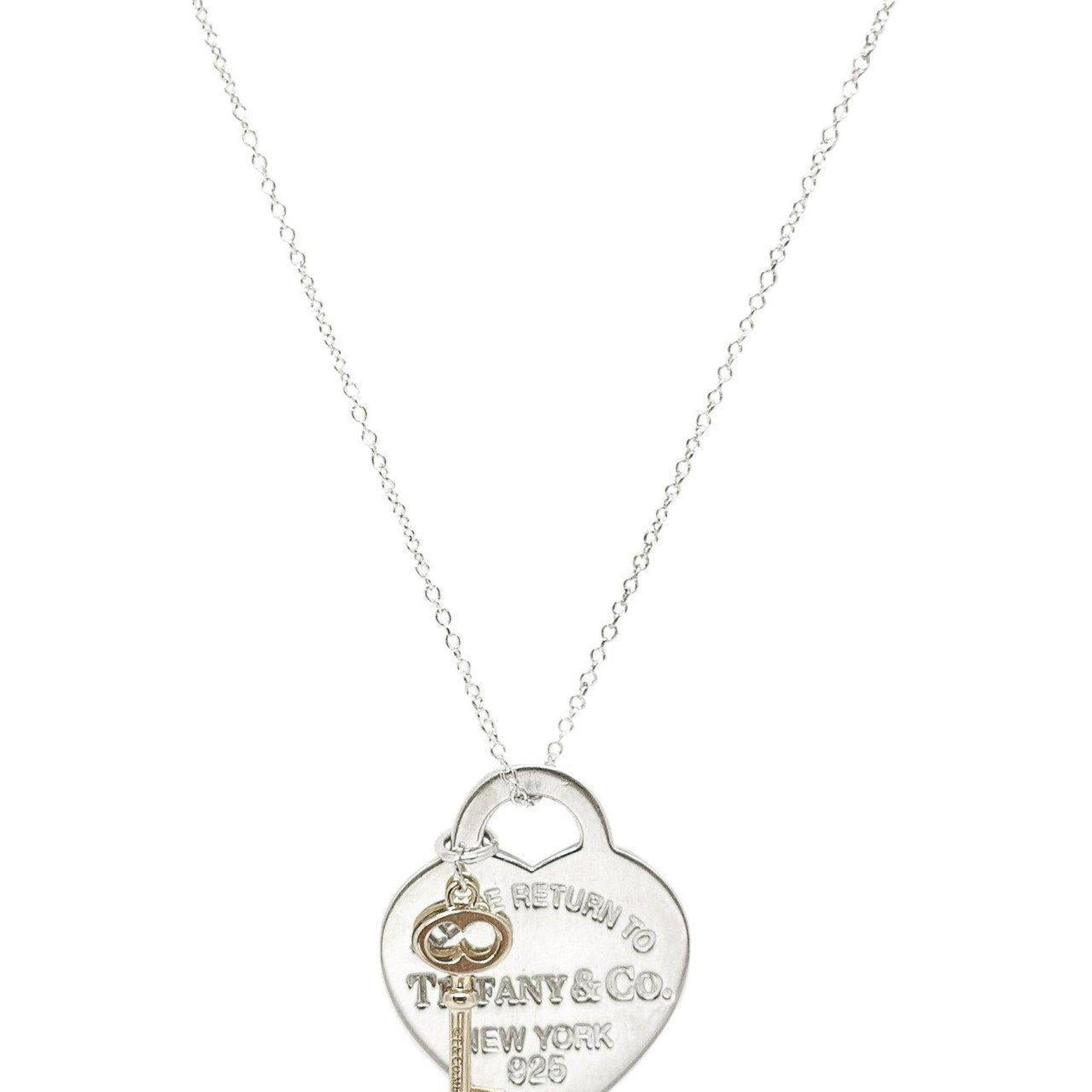 Tiffany & Co. Return to Tiffany Heart Key Pendant Necklace