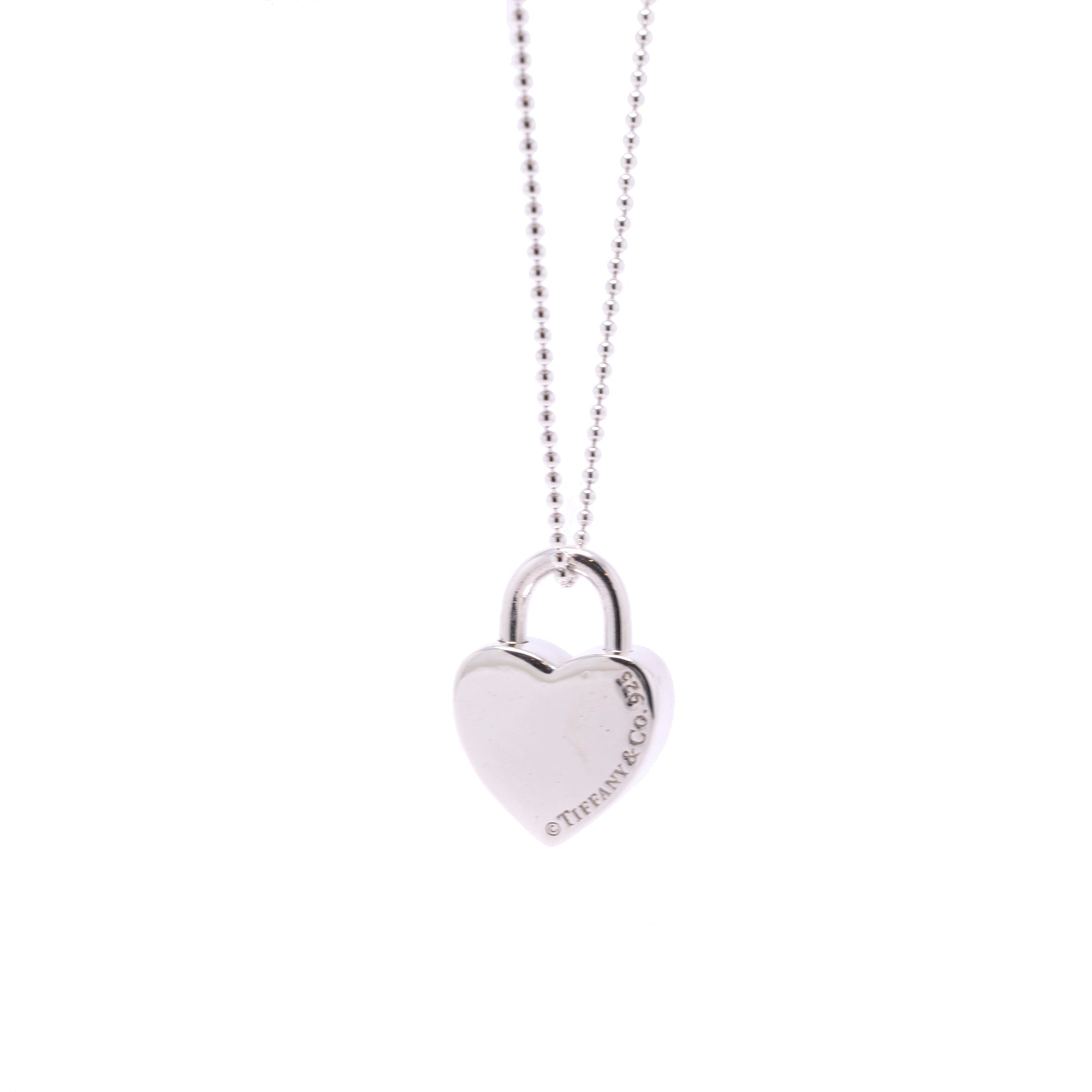 Tiffany & Co. Return to Tiffany Heart Lock Charm Necklace