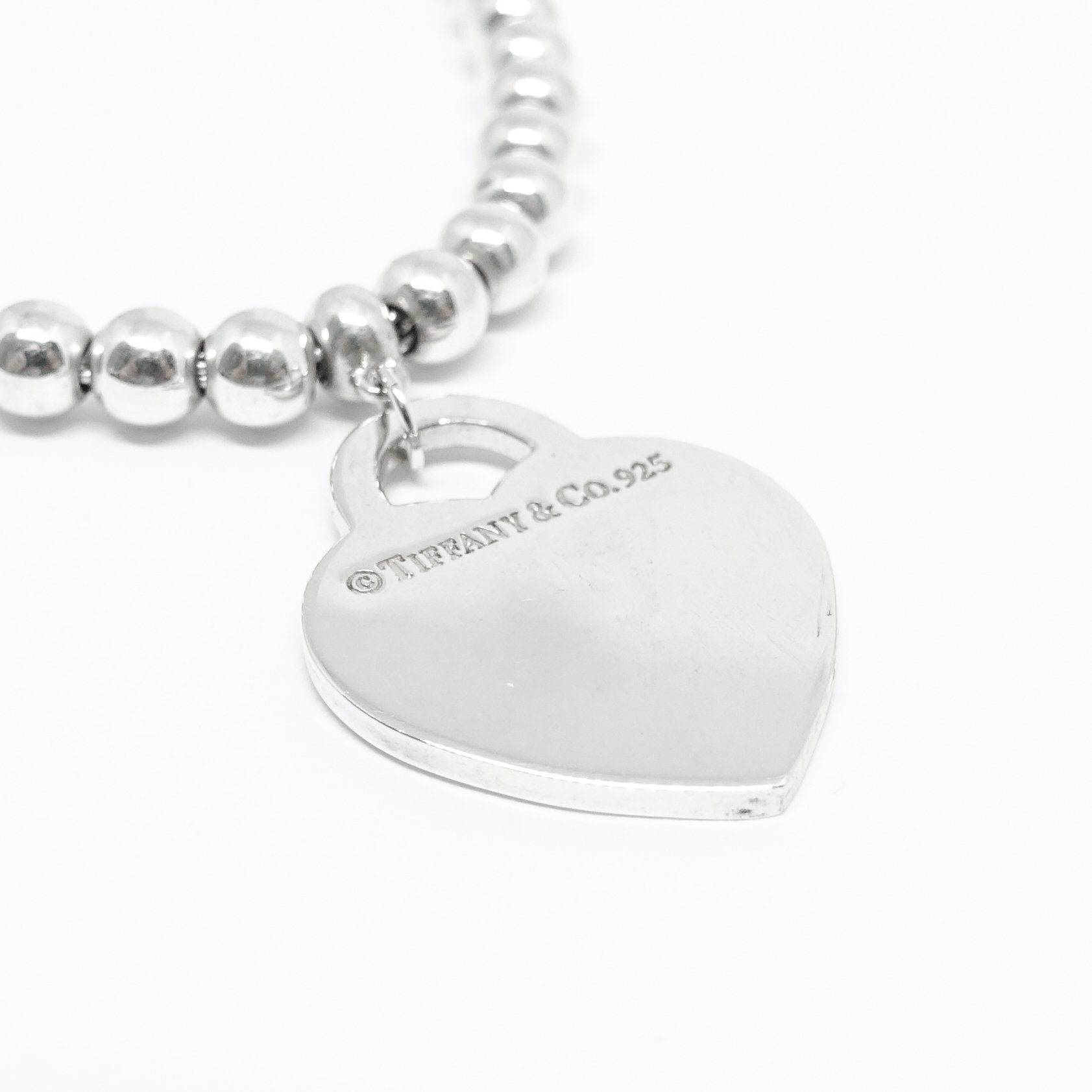 Tiffany & Co. Return to Tiffany Heart Tag Bead Necklace