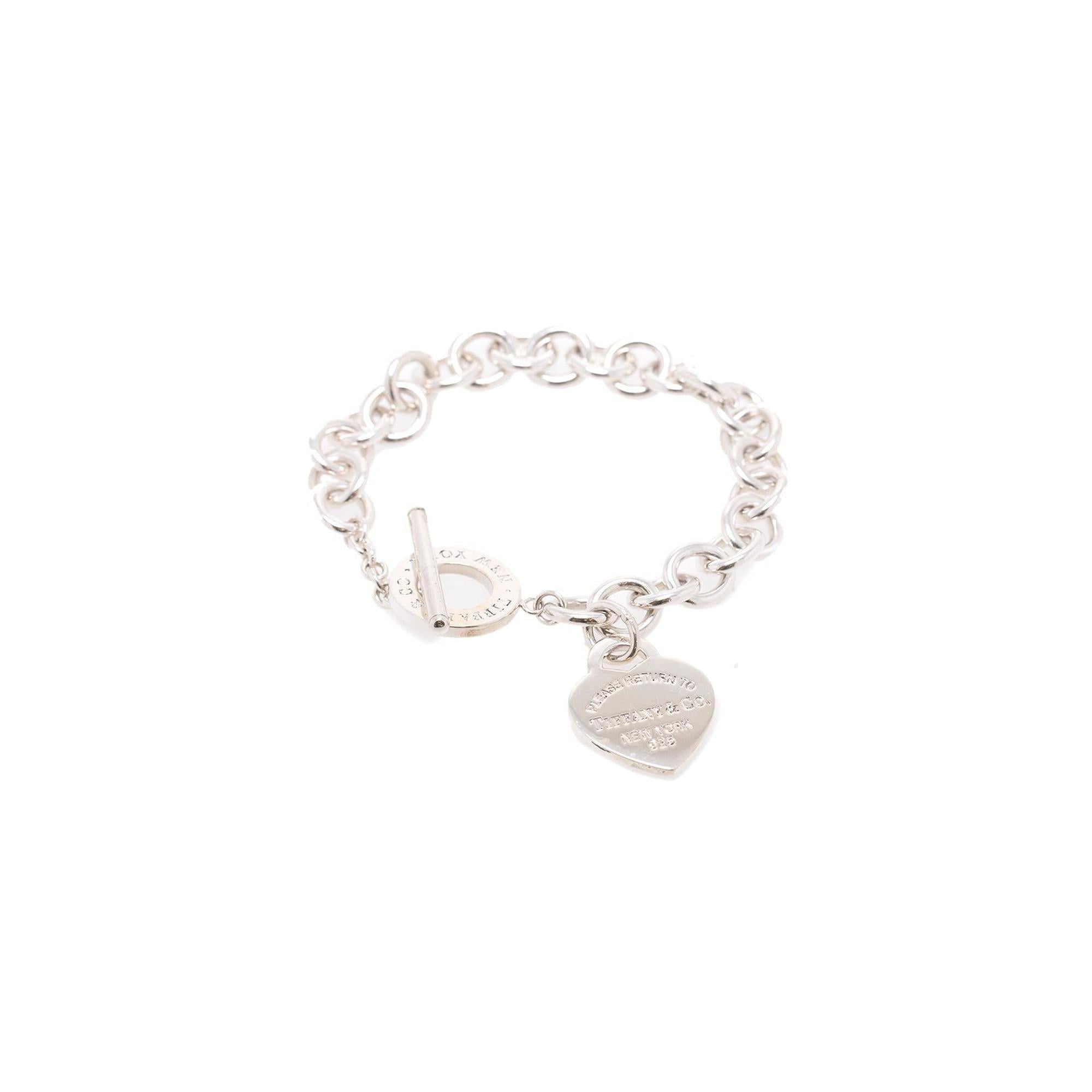 Tiffany & Co. Return to Tiffany Heart Tag Charm Bracelet with Toggle Clasp