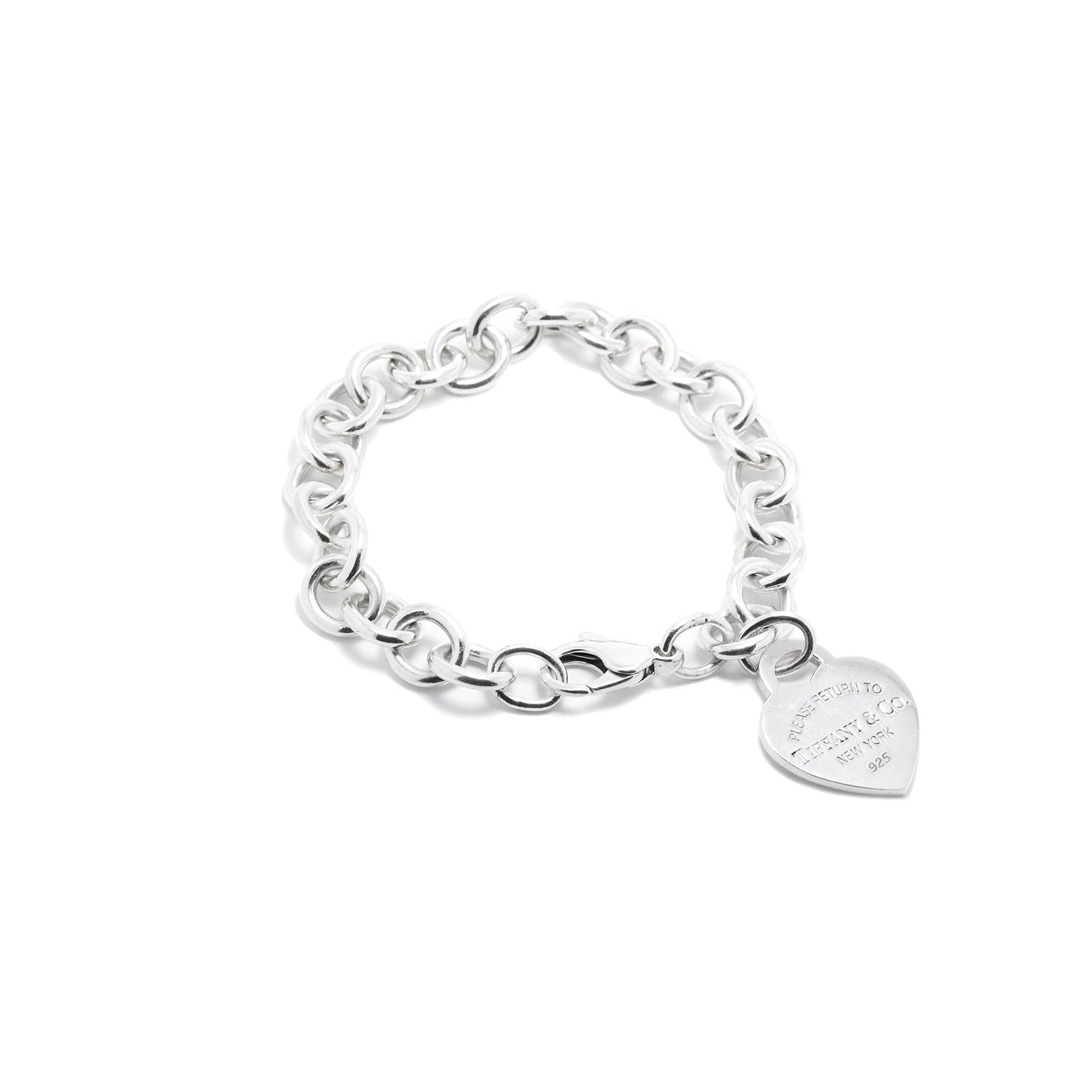 Tiffany & Co. Return to Tiffany Heart Tag Charm Bracelet