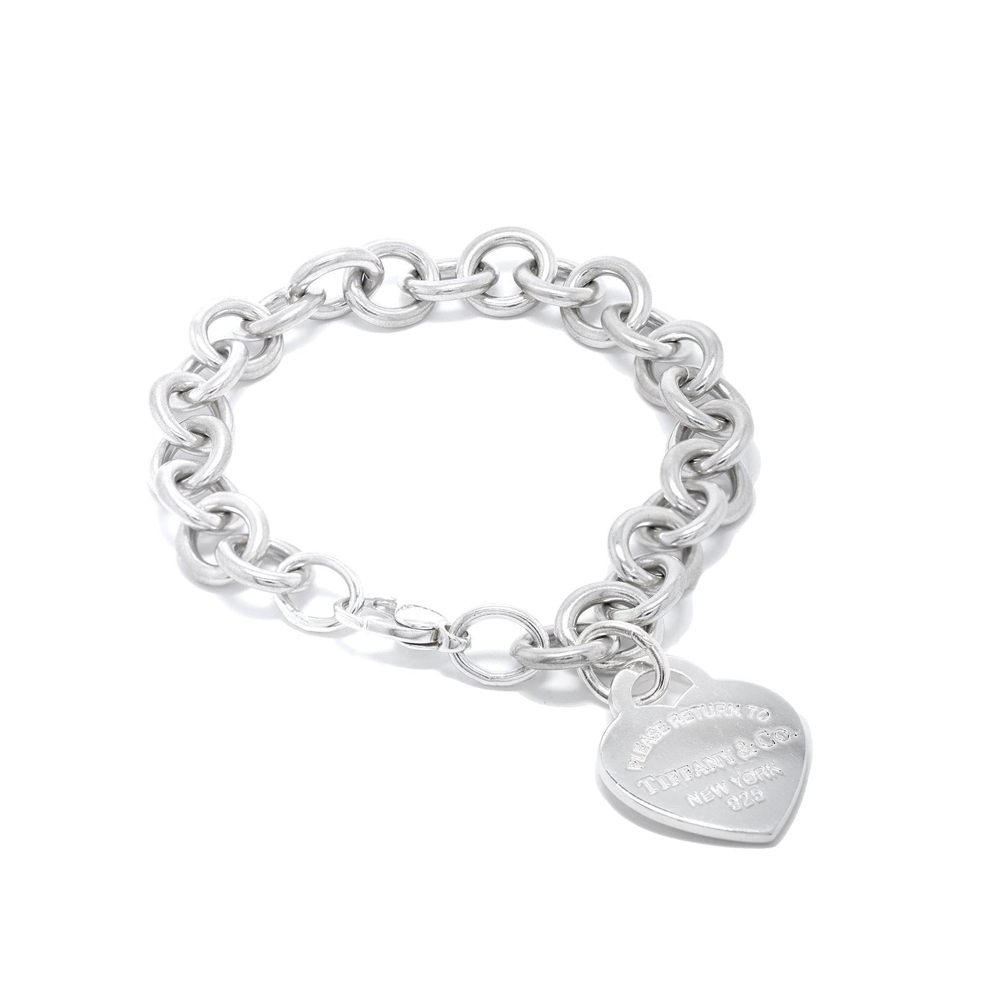 Tiffany & Co. Return to Tiffany Heart Tag Charm Bracelet