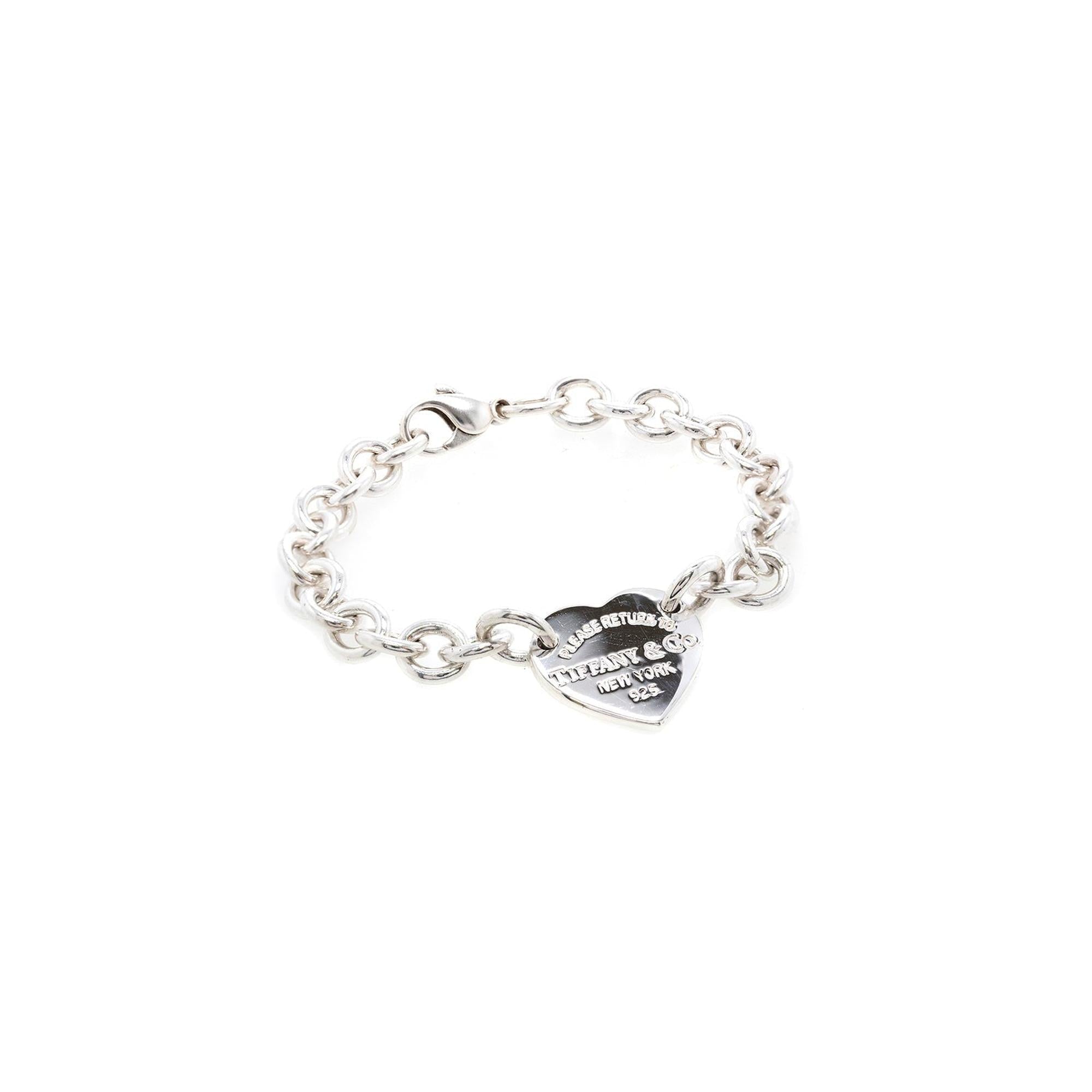 Tiffany & Co. Return to Tiffany Heart Tag Charm Bracelet