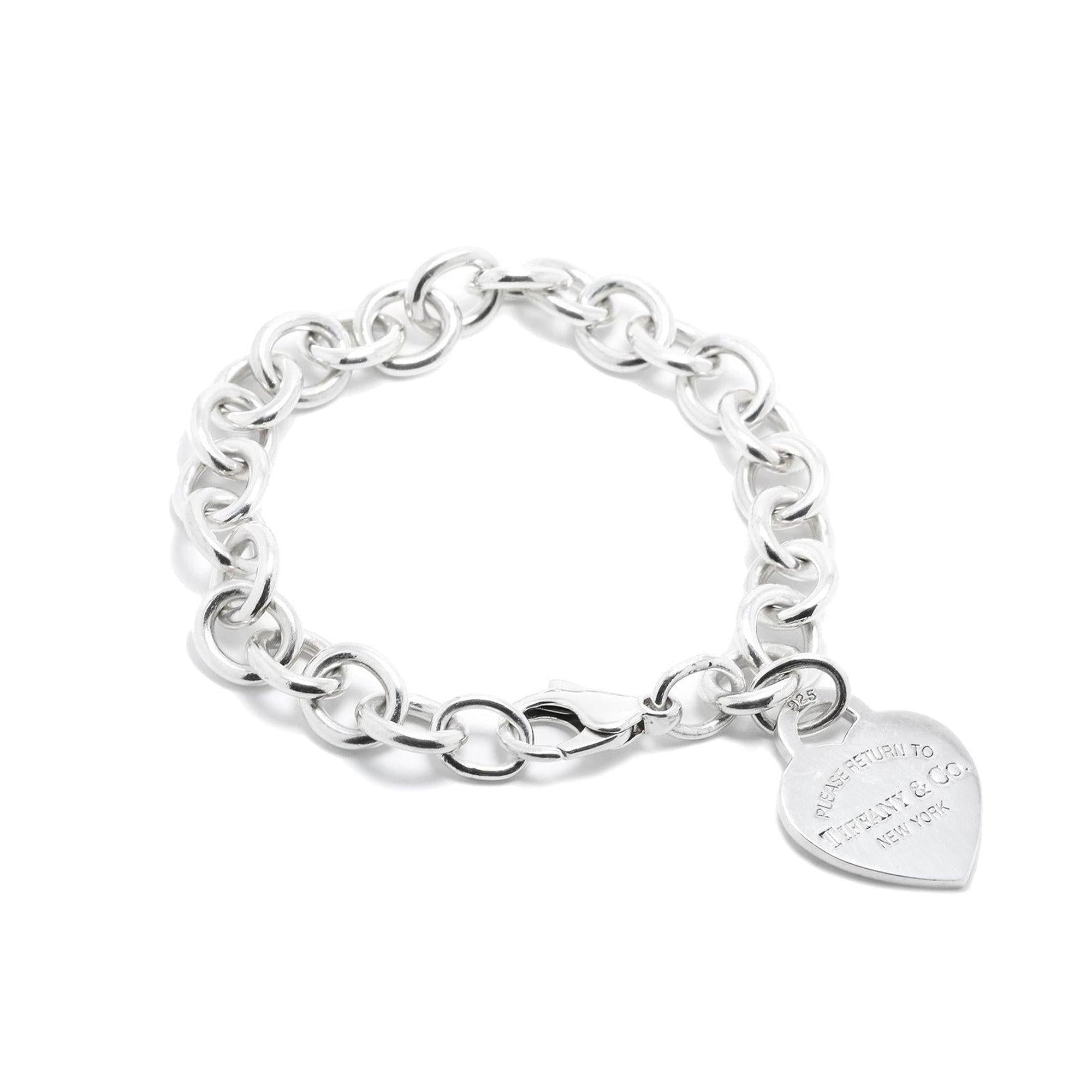 Tiffany & Co. Return to Tiffany Heart Tag Charm Bracelet