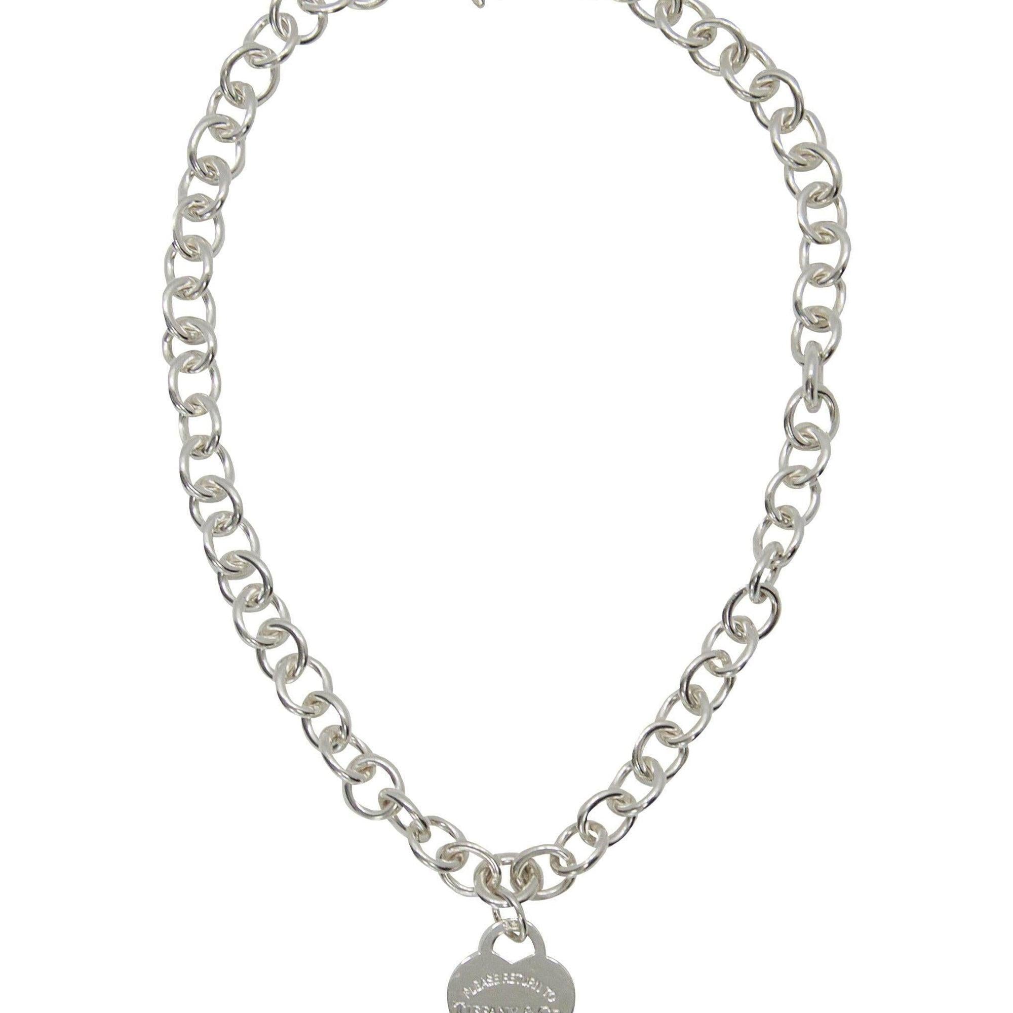 Tiffany & Co. Return to Tiffany Heart Tag Charm Necklace