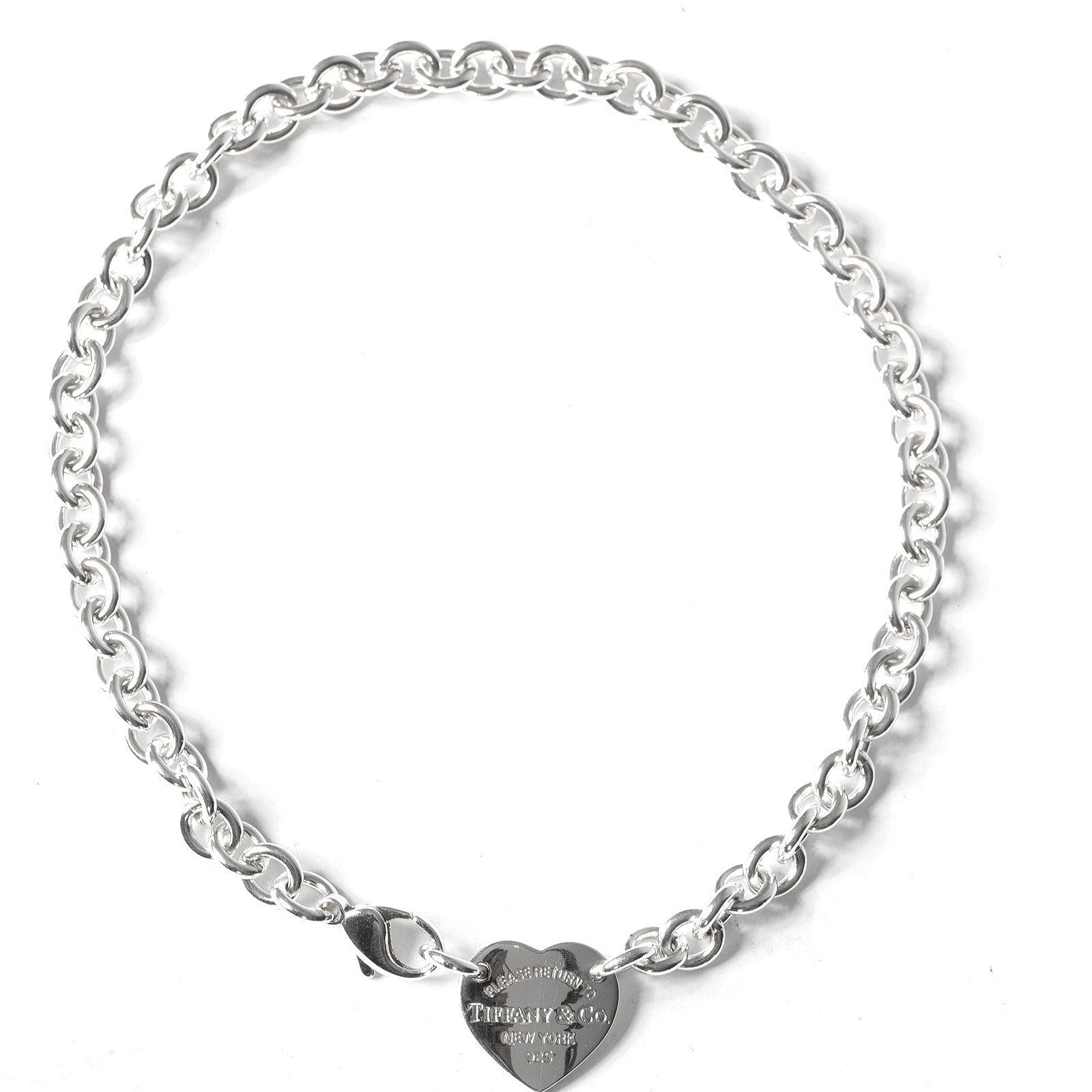 Tiffany & Co. Return to Tiffany Heart Tag Choker – Oliver Jewellery