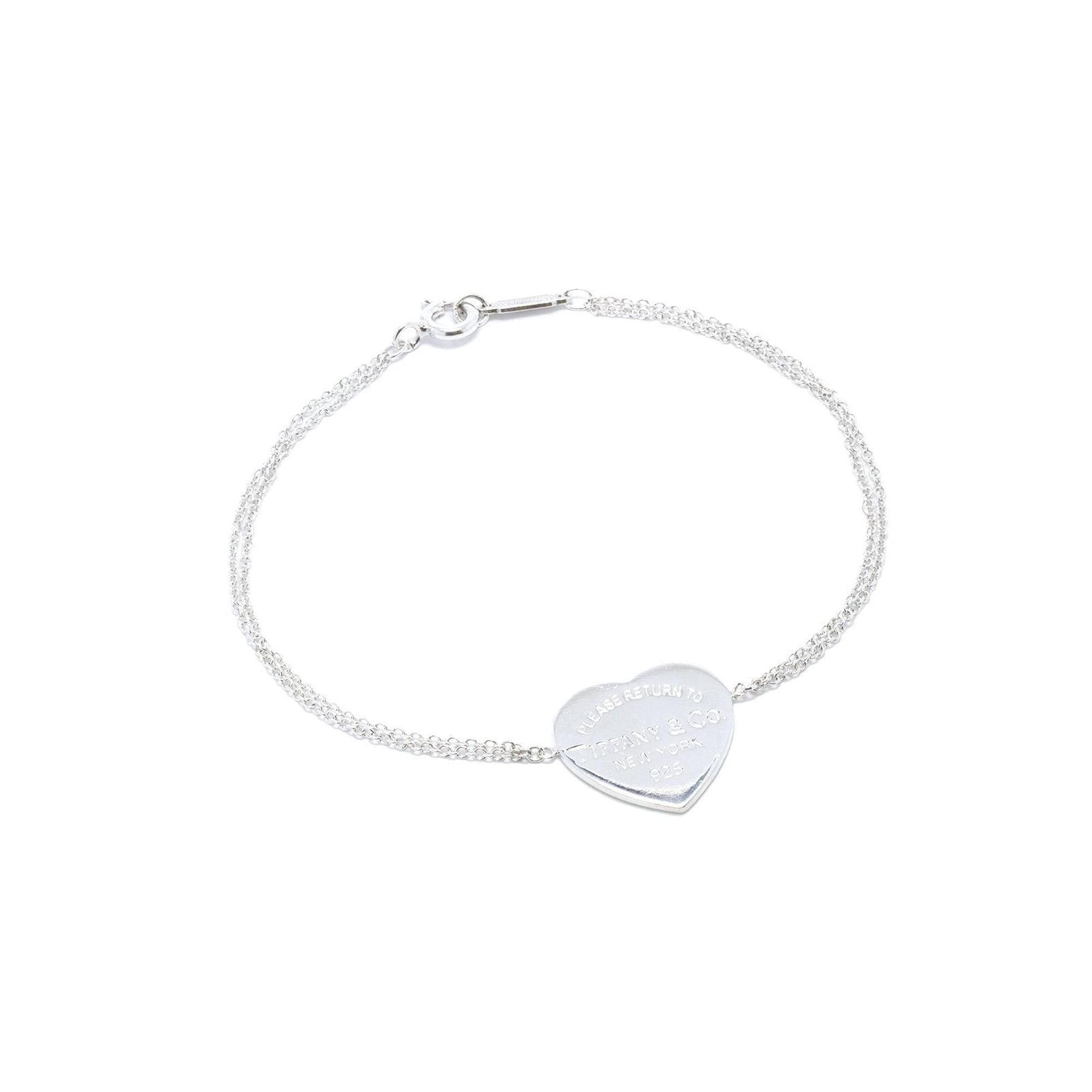Tiffany & Co. Return to Tiffany Heart Tag Double Chain Bracelet