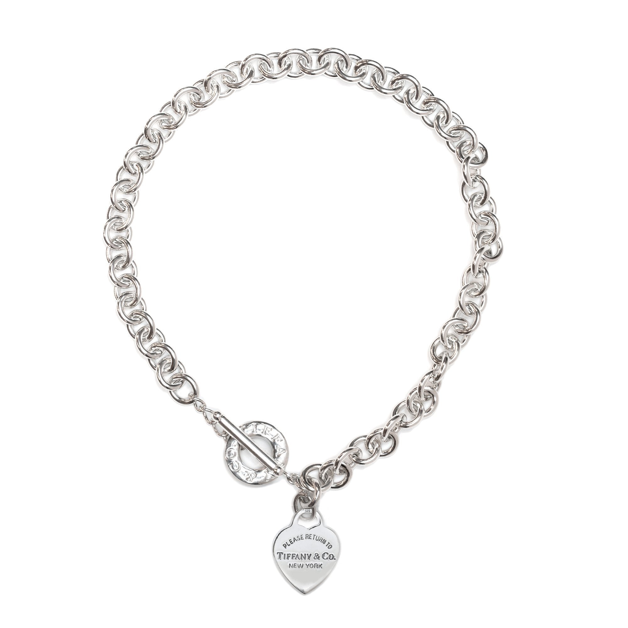 Tiffany & Co. Return to Tiffany Heart Tag Necklace with Toggle Clasp