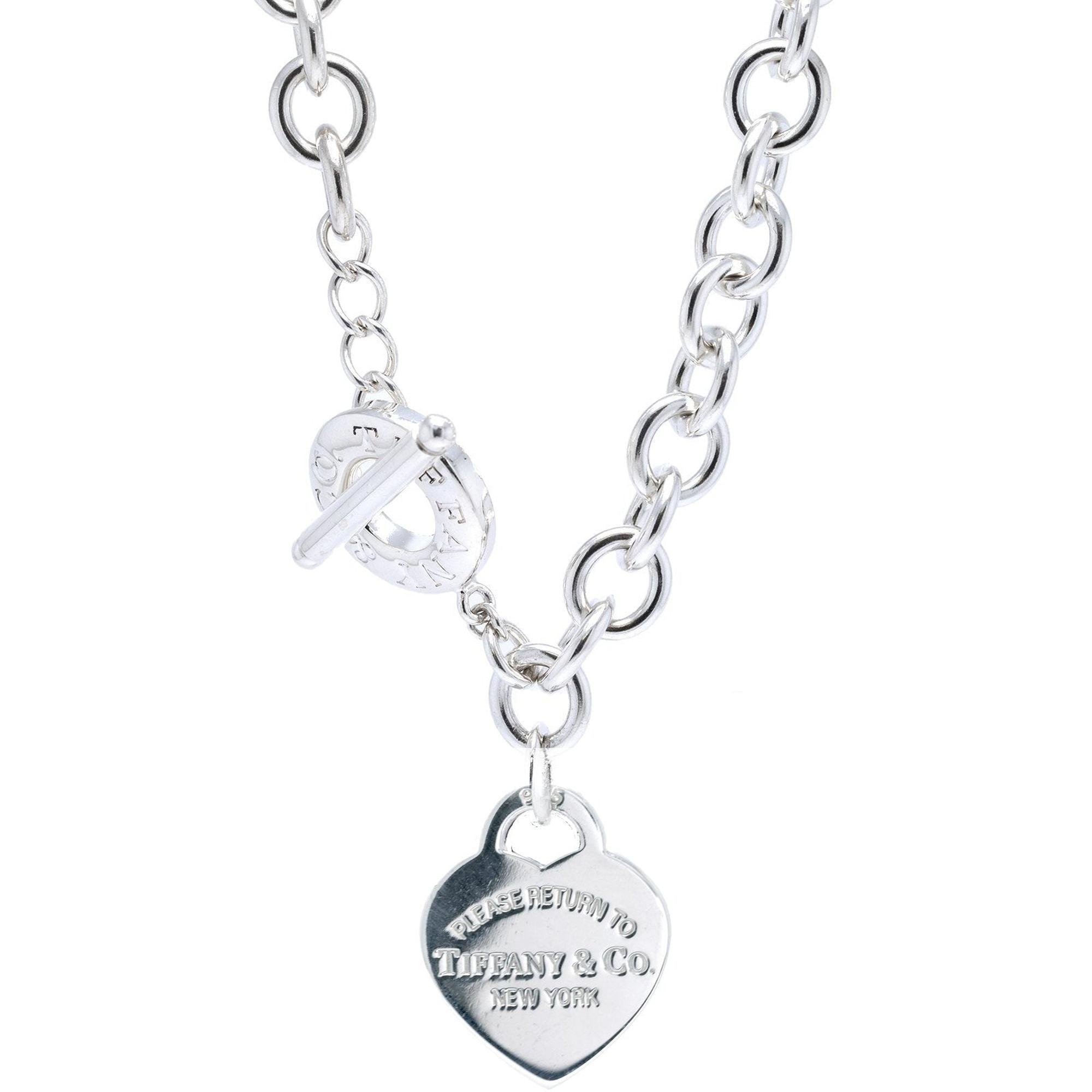 Tiffany & Co. Return to Tiffany Heart Tag Necklace with Toggle Clasp