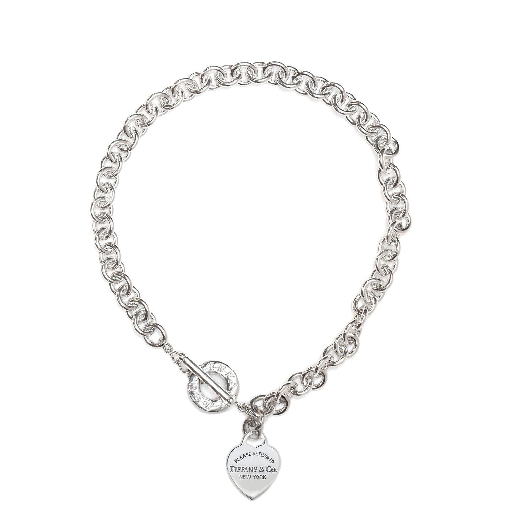 Tiffany & Co. Return to Tiffany Heart Tag Necklace with Toggle Clasp