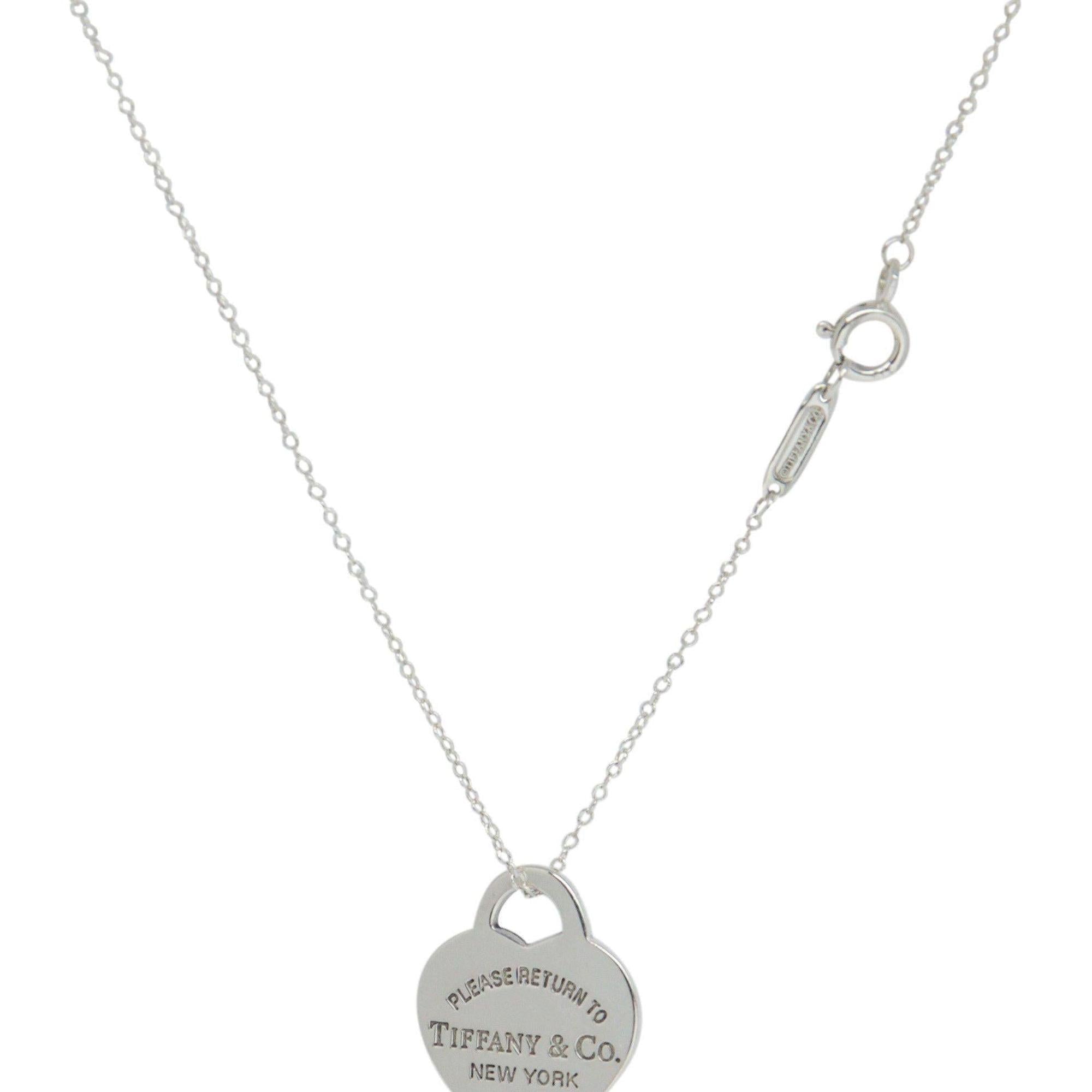 Tiffany & Co. Return to Tiffany Heart Tag Pendant Necklace