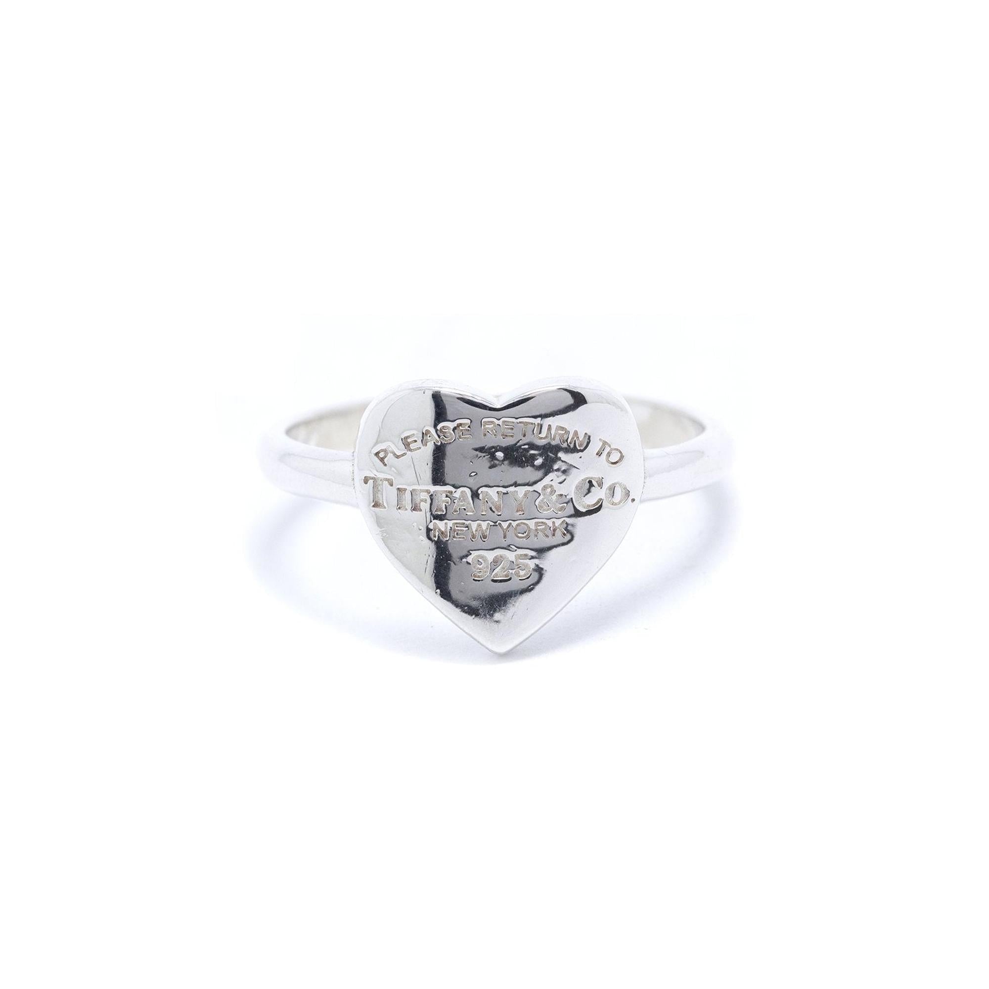 Tiffany & Co. Return to Tiffany Heart Tag Ring